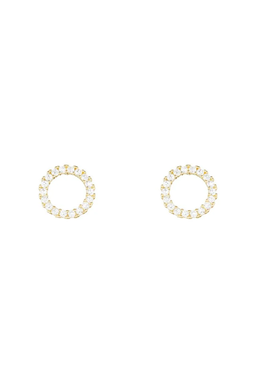 Boucles D'Oreilles "Moon" - Or Jaune 375/1000 - Image 3