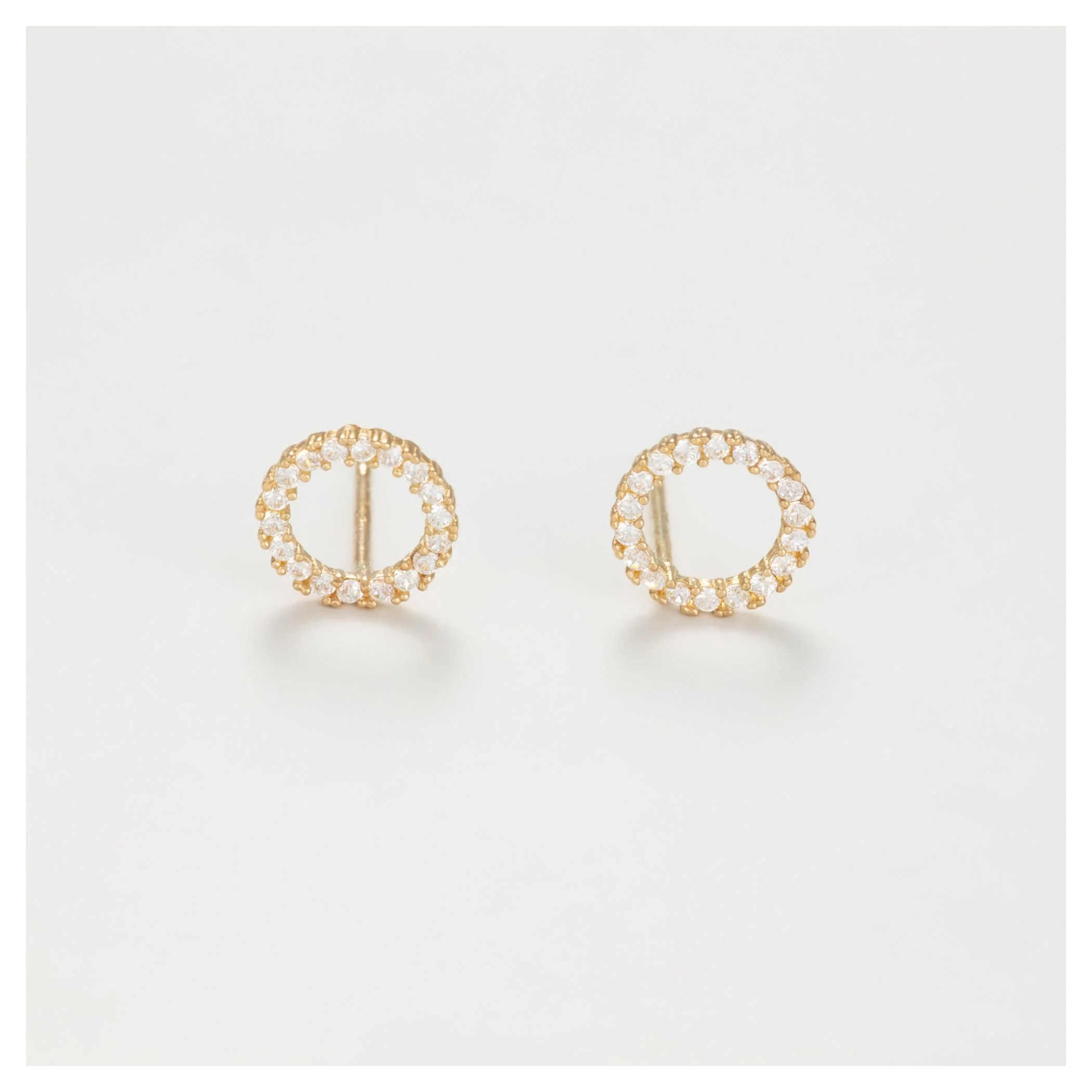Boucles D'Oreilles "Moon" - Or Jaune 375/1000 - Image 4