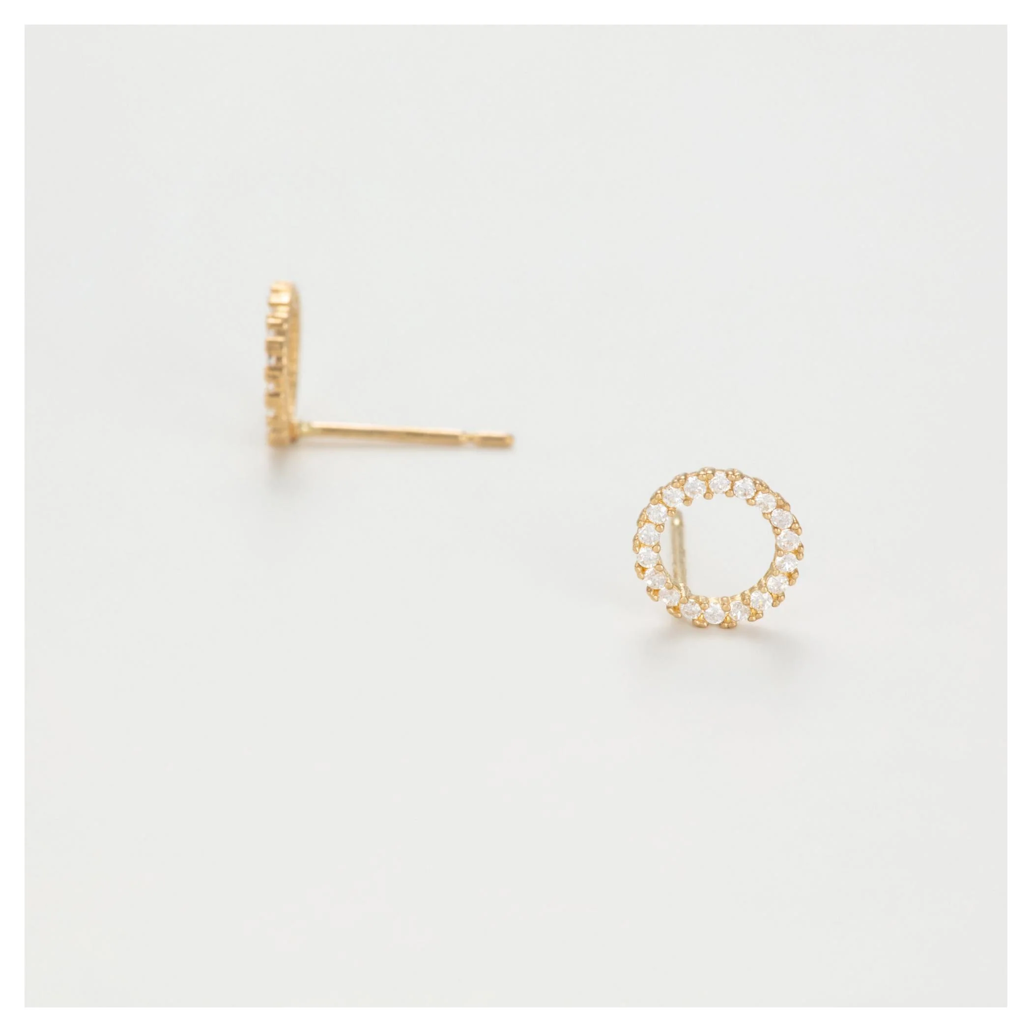Boucles D'Oreilles "Moon" - Or Jaune 375/1000 - Image 5