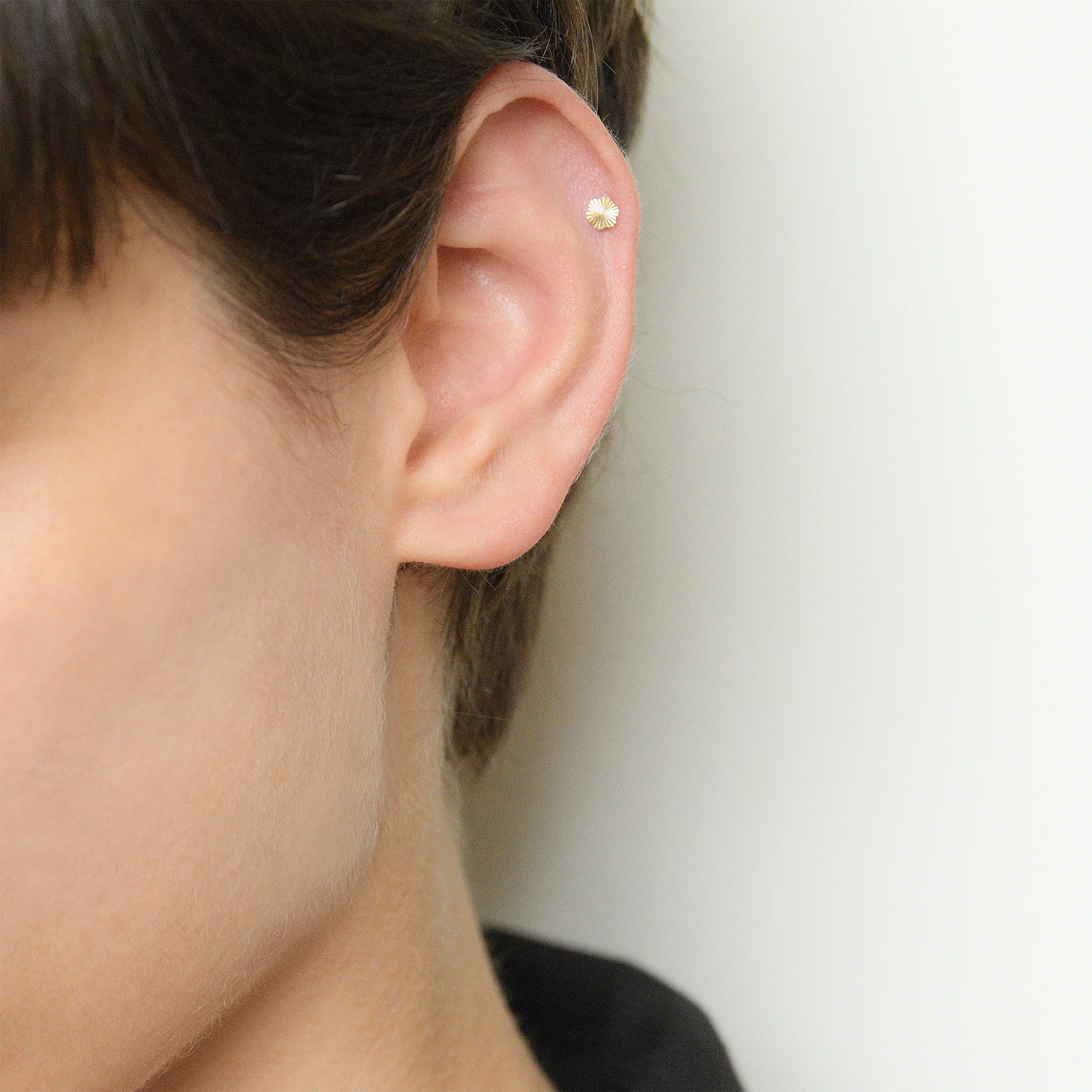 Bijou De Cartilage Unitaire Simplissime - Or Jaune - Image 2