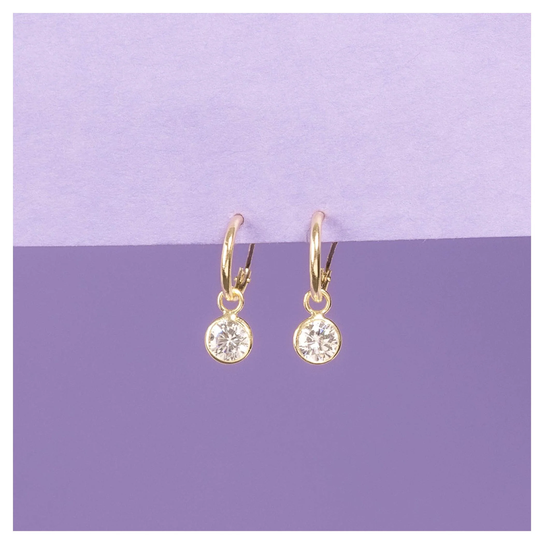 Boucles D'Oreilles "Créoles" - 8 Mm Or Jaune 375/1000 - Image 2