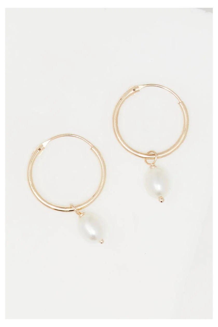 Boucles D'Oreilles "Gama Perle" - Or Jaune 375/1000 - Image 3