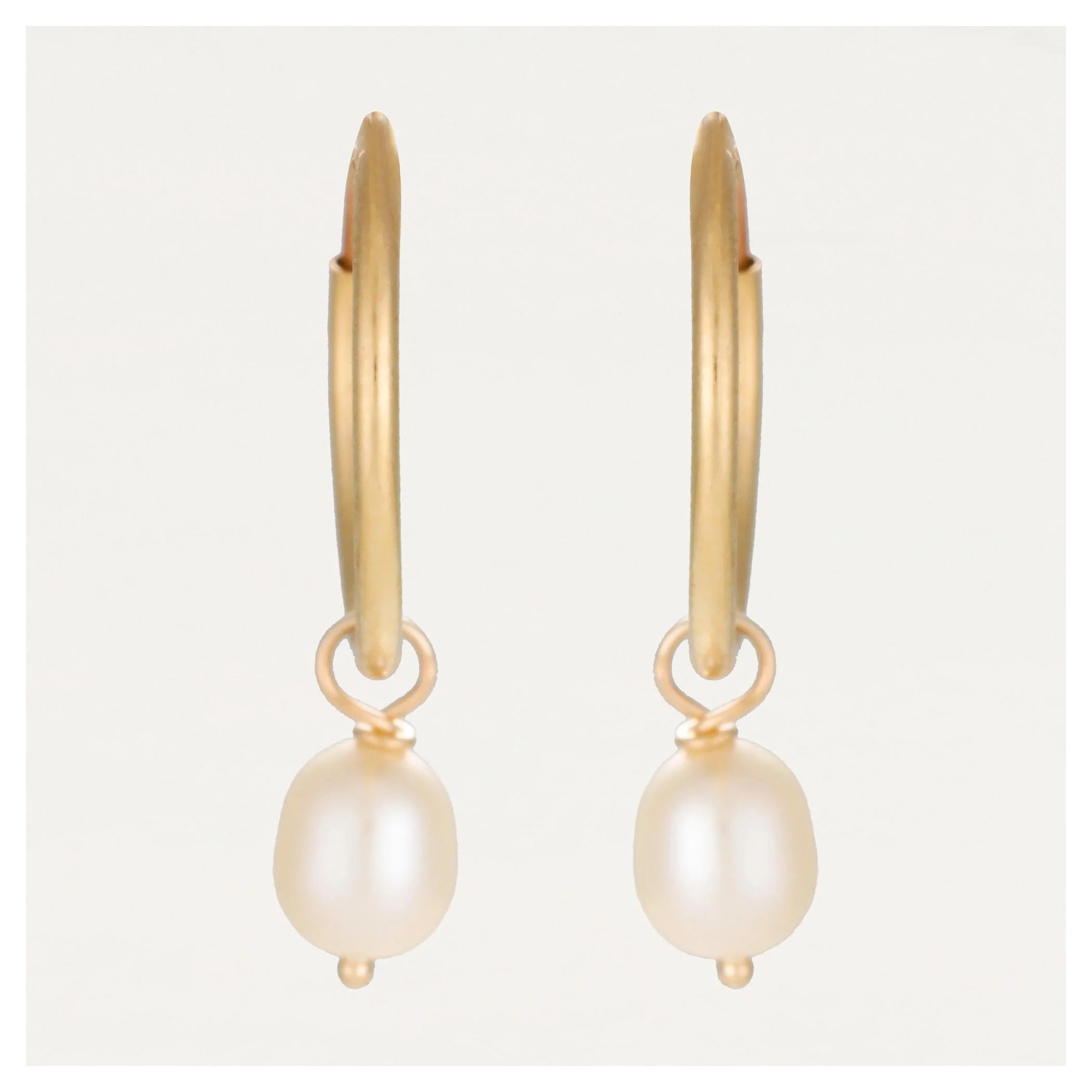 Boucles D'Oreilles "Gama Perle" - Or Jaune 375/1000 - Image 4