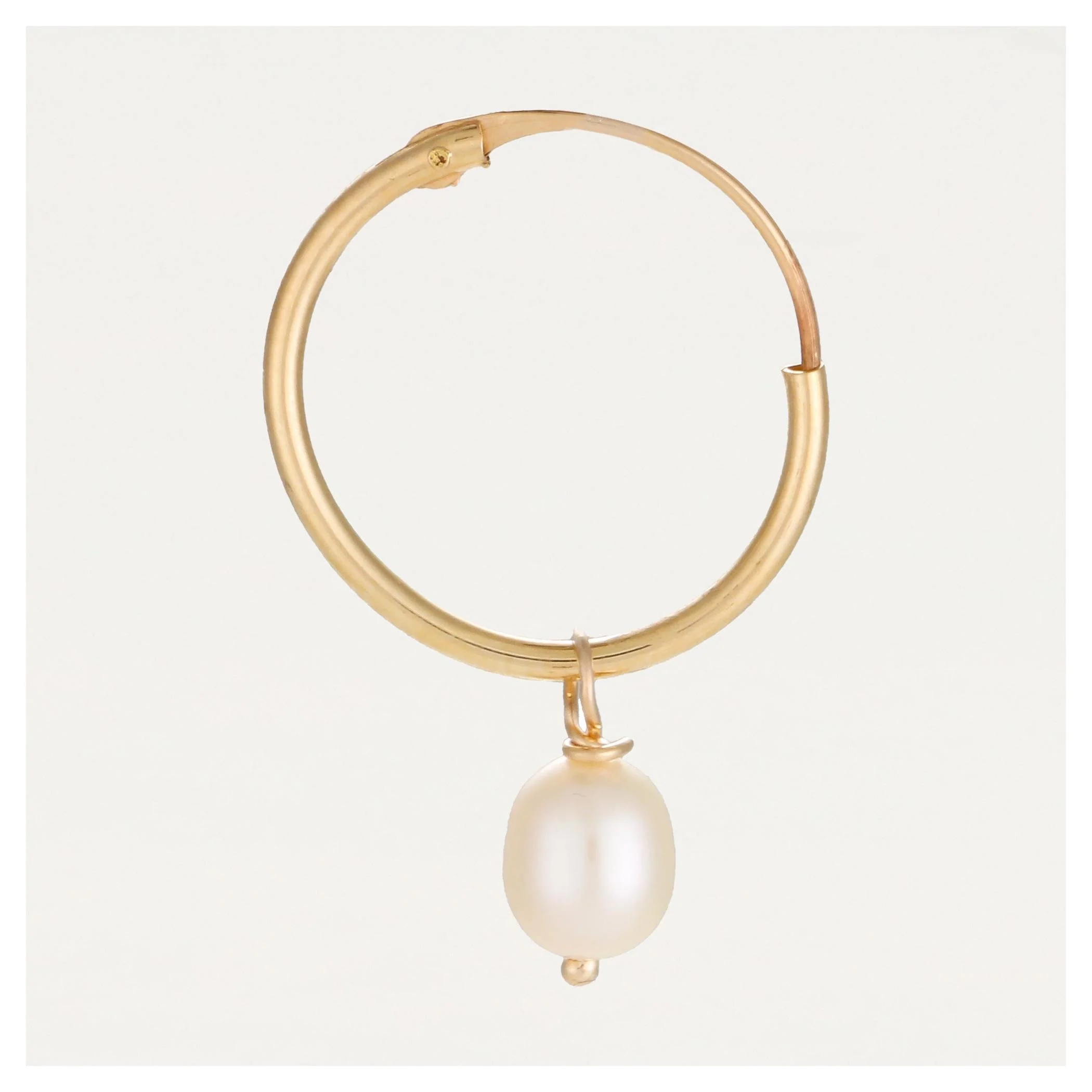Boucles D'Oreilles "Gama Perle" - Or Jaune 375/1000 - Image 5