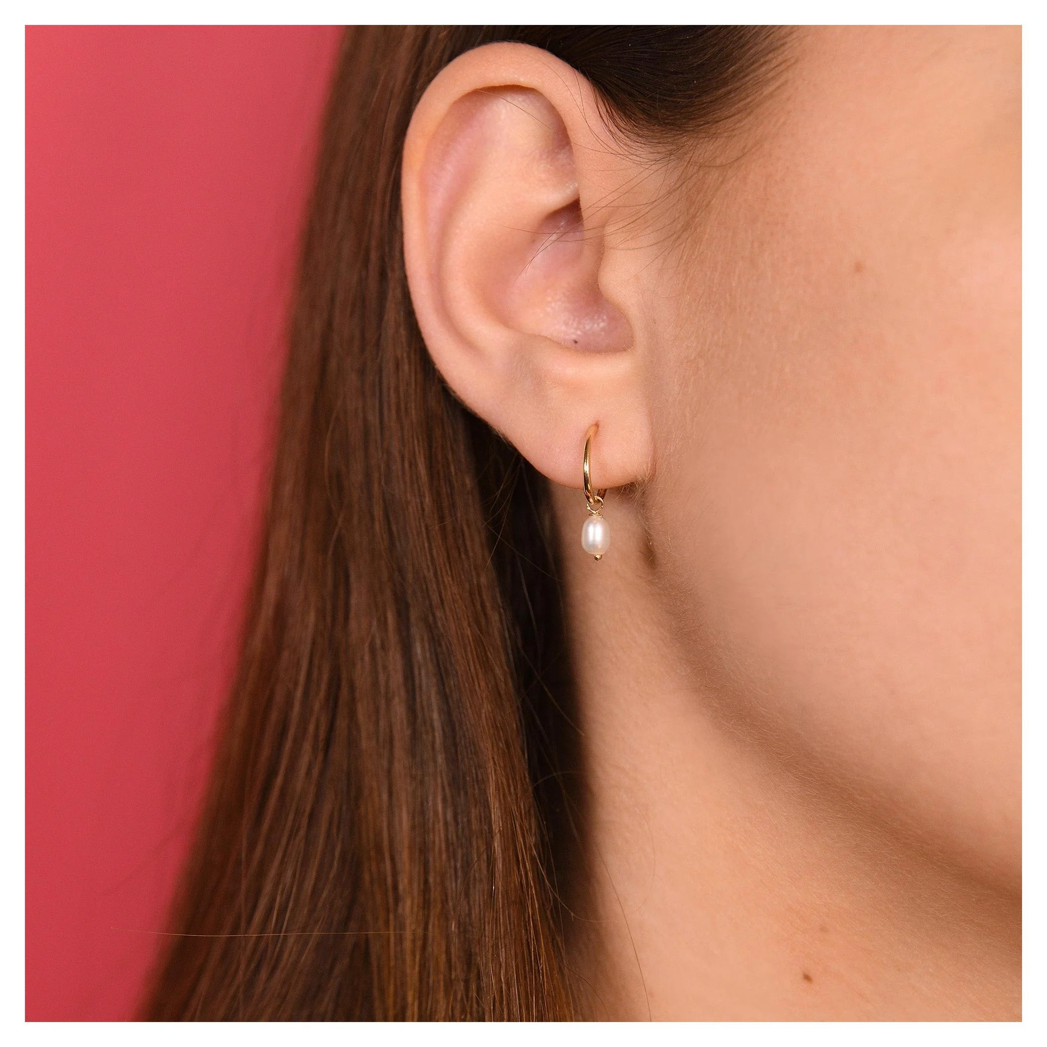 Boucles D'Oreilles "Gama Perle" - Or Jaune 375/1000 - Image 6