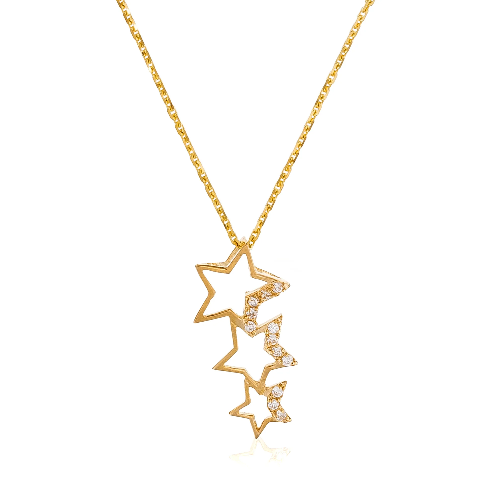 Pendentif "Constellation" - Or Jaune 375/1000 Et Zirconium - Image 3