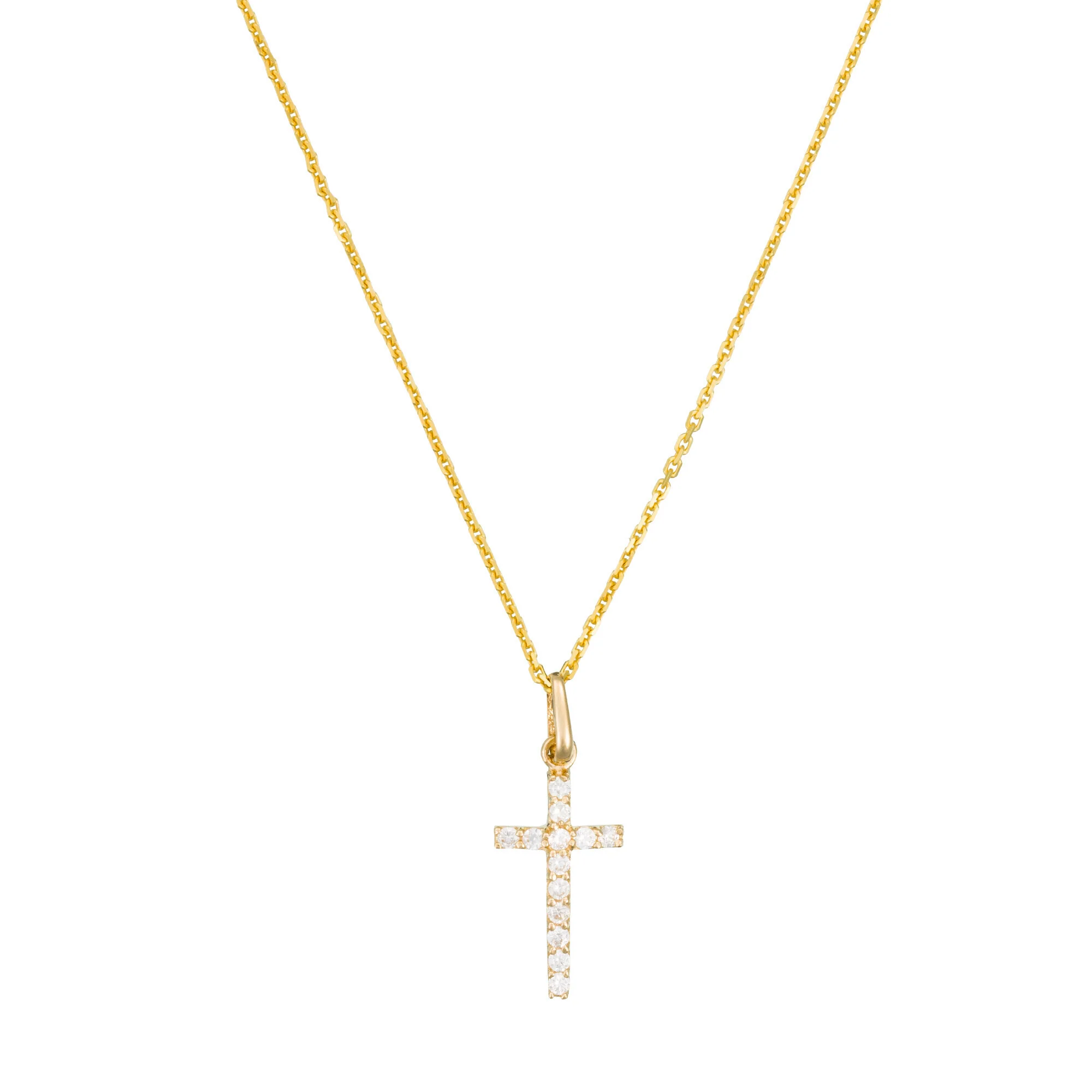 Pendentif "Croix Promise" - Or Jaune 375/1000 Et Zirconium - Image 4