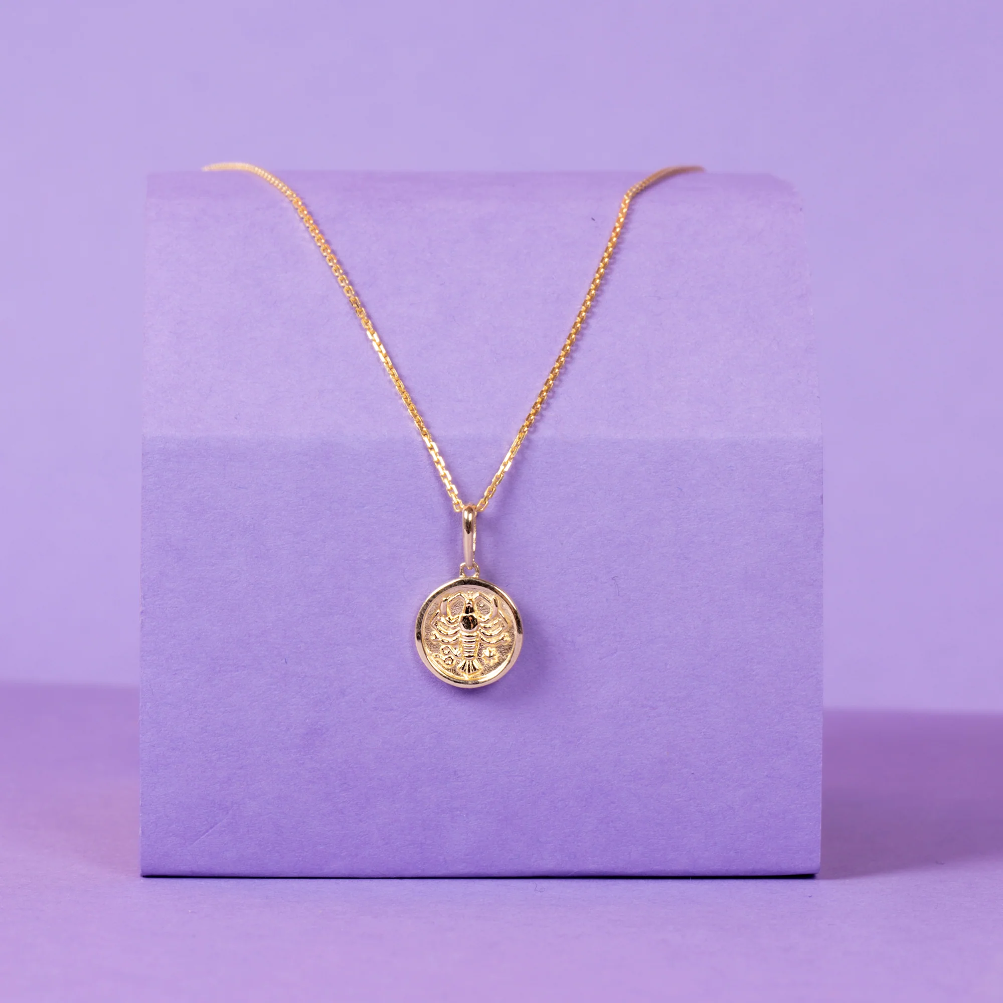 Pendentif Astro Lisse "Cancer" - Or Jaune 375/1000 - Image 2