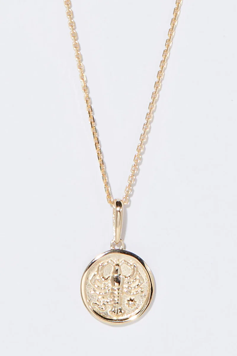 Pendentif Astro Lisse "Cancer" - Or Jaune 375/1000 - Image 3