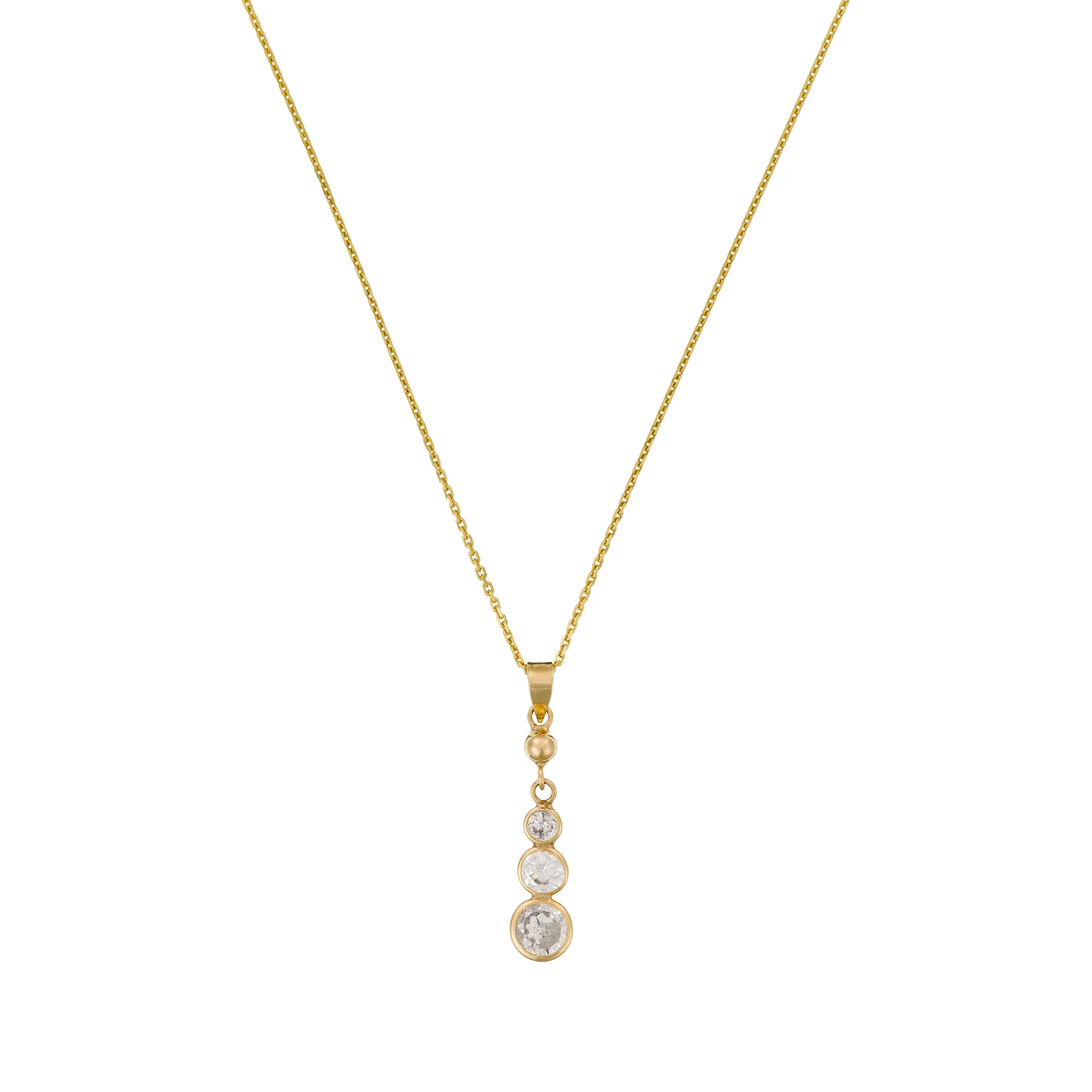 Pendentif "Brillants Pendants" - Or Jaune 375/1000 - Image 2