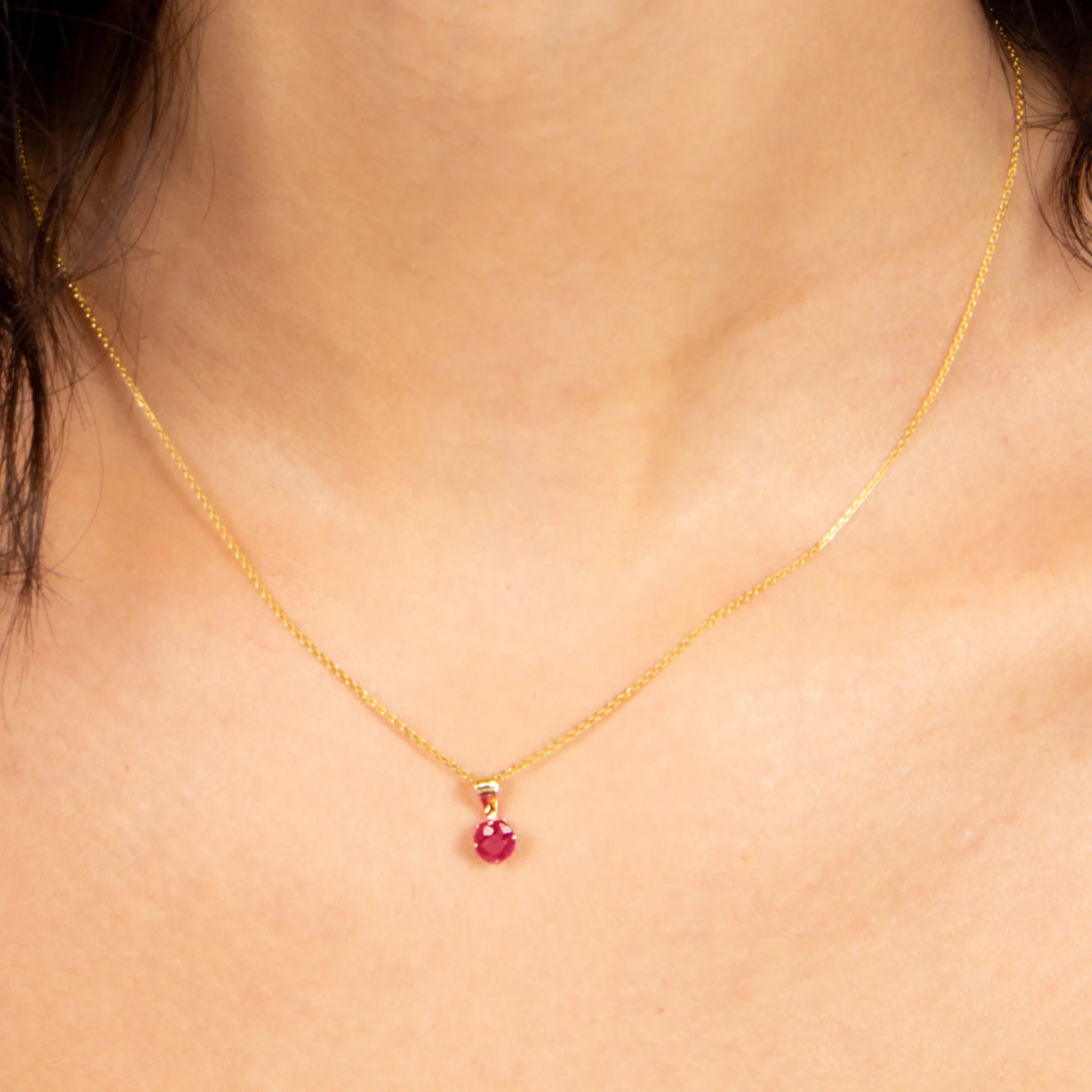 Pendentif "Puce" - Rubis: 0,74Ct/1 - Image 2