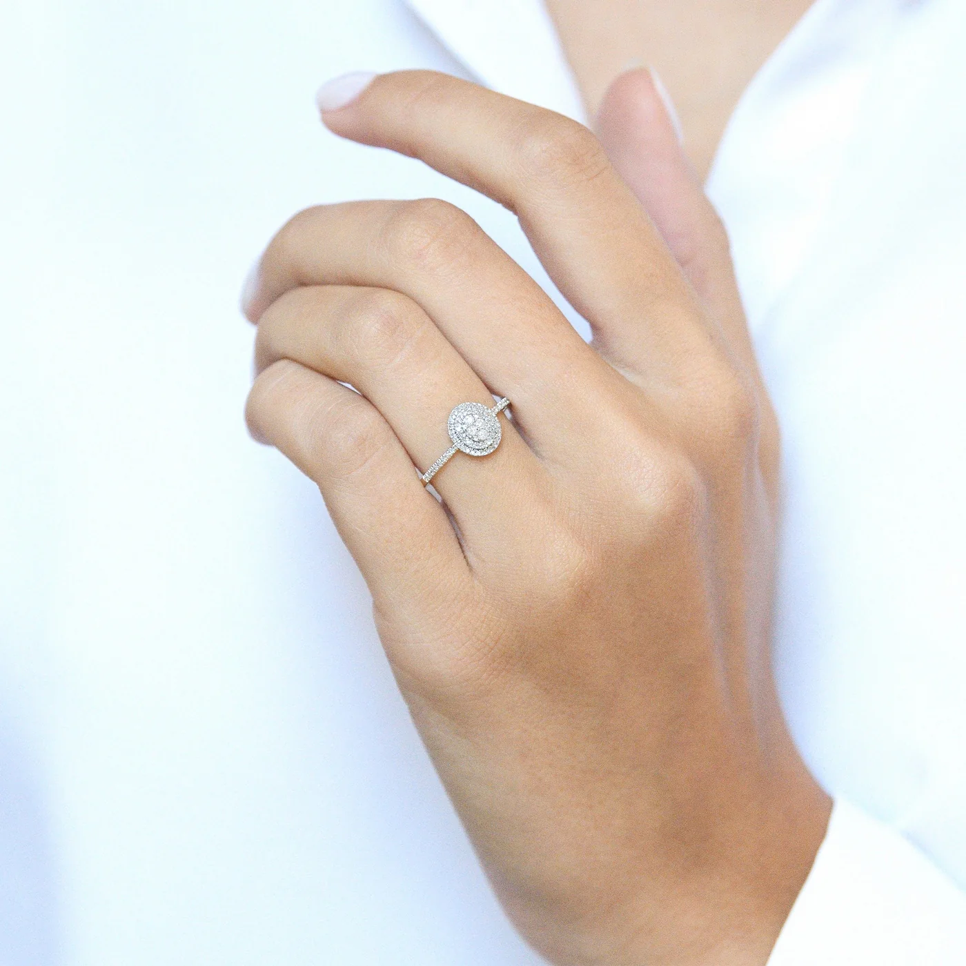Bague "Beauty Queen" Diamants 0,20/72 - Or Jaune 375/1000 - Image 3