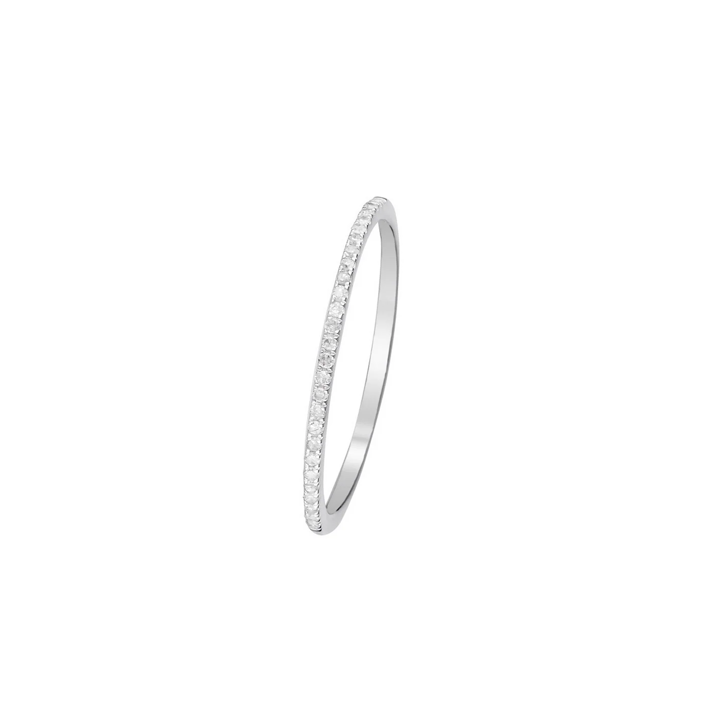 Bague "Simply You" Diamants 0,08/27 - Or Blanc 375/1000 - Image 3