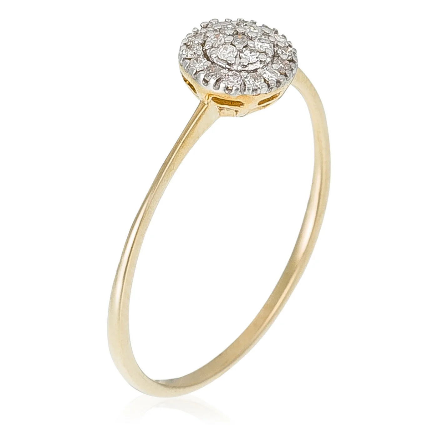 Bague "Mon Rayon De Soleil" Diamants 0,12/21 - Or Jaune 375/1000 - Image 3
