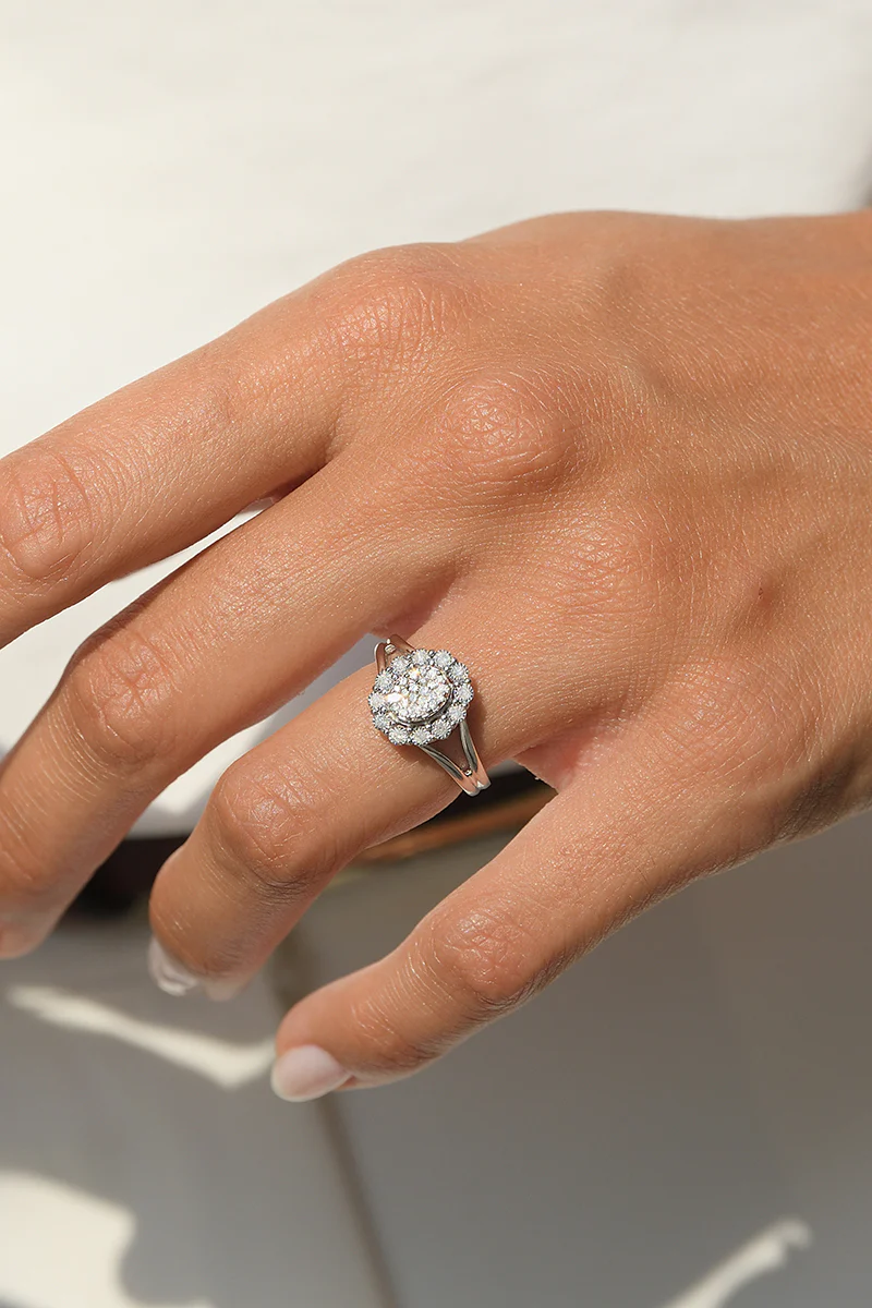 Bague "Mon Seul Amour" Diamants 0,30/36 - Or Blanc 375/1000 - Image 2