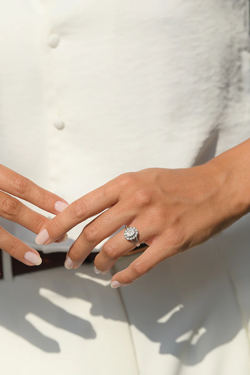 Bague "Mon Seul Amour" Diamants 0,30/36 - Or Blanc 375/1000 - Image 3