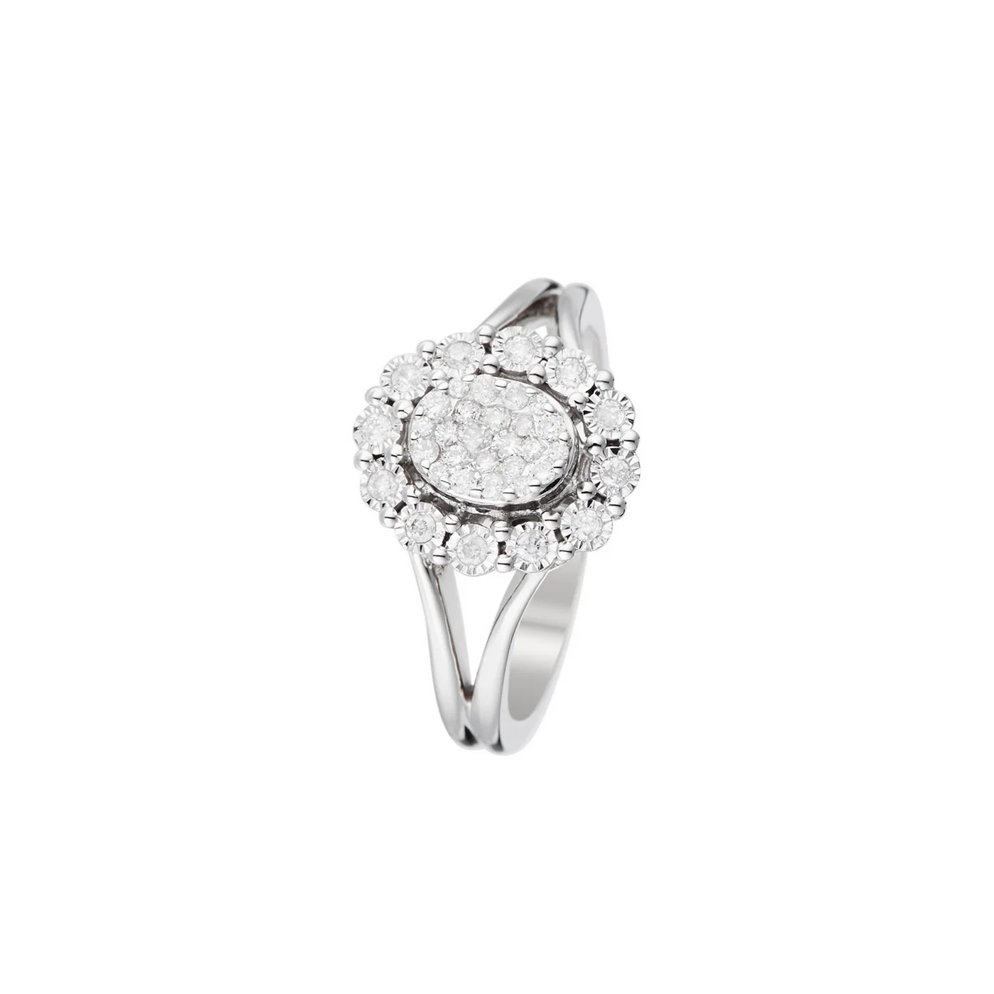 Bague "Mon Seul Amour" Diamants 0,30/36 - Or Blanc 375/1000 - Image 6