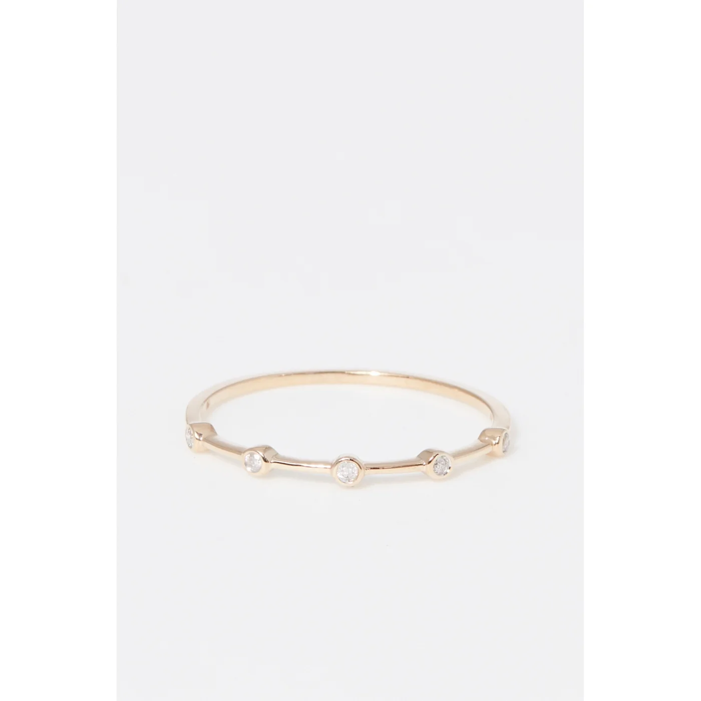 Bague "Ensemble" Diamants 0,03/5 - Or Jaune 375/1000 - Image 3