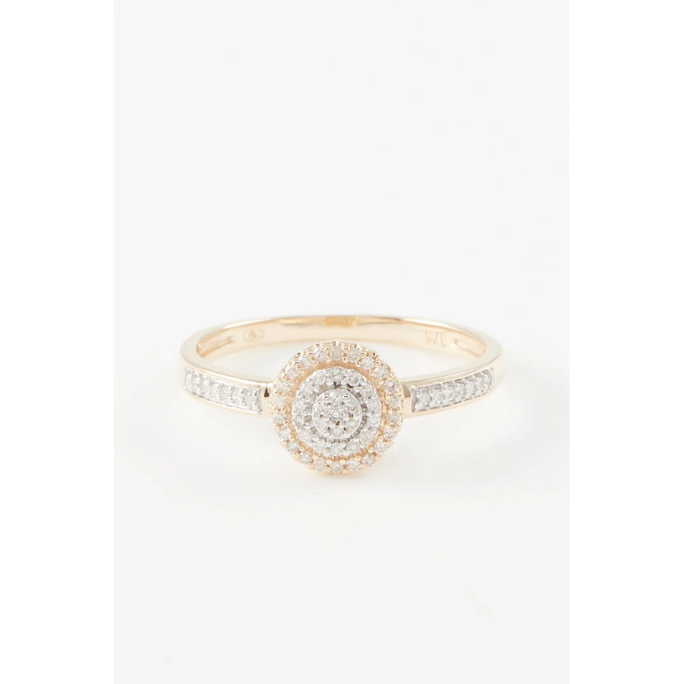 Bague "Lucinda" Diamants 0,142/57 - Or Jaune 375/1000 - Image 2
