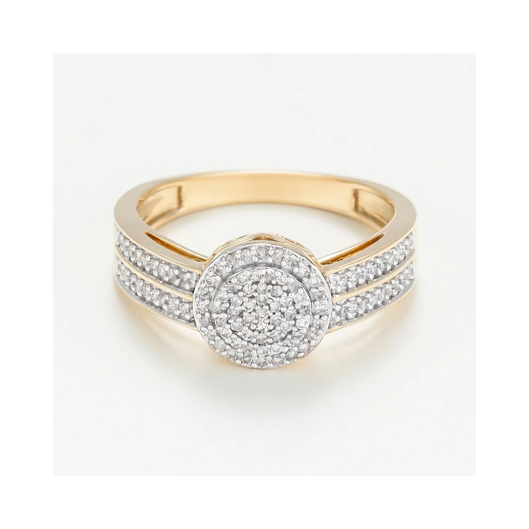 Bague " First Love" Diamants 0,22/98 - Or Jaune 375/1000 - Image 2