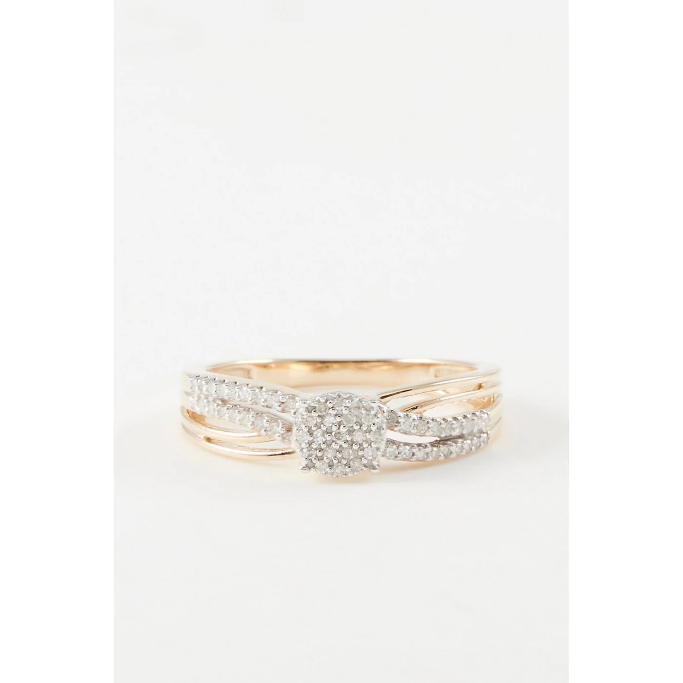 Bague "Rosalia" D0,17/55 - Or Jaune 375/1000 - Image 2