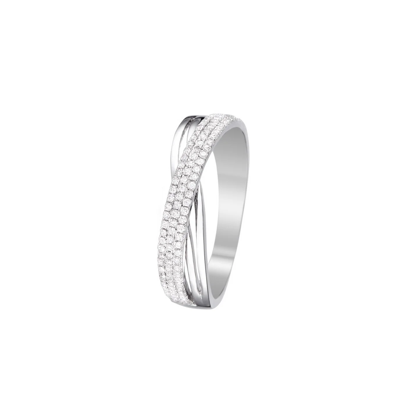 Bague "Mon Unique Pensée" Diamants 0,25/113 - Or Blanc 375/1000 - Image 2