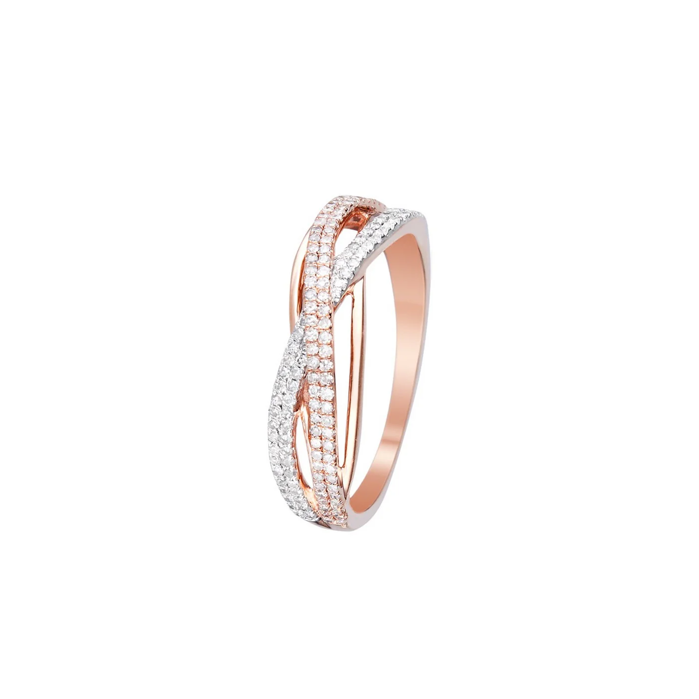 Bague "Ma Force" Diamants 0,31/150 - Or Rose 375/1000 - Image 3