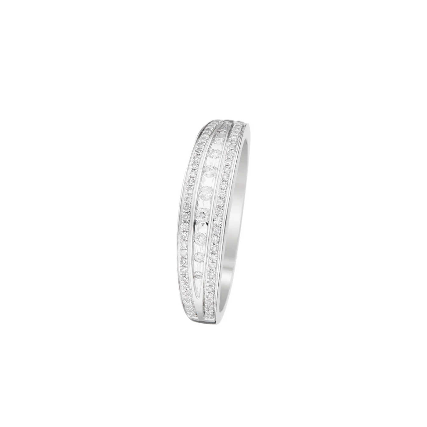 Bague "Ces Moments À Nous" Diamants 0,17/75 - Or Blanc 375/1000 - Image 4