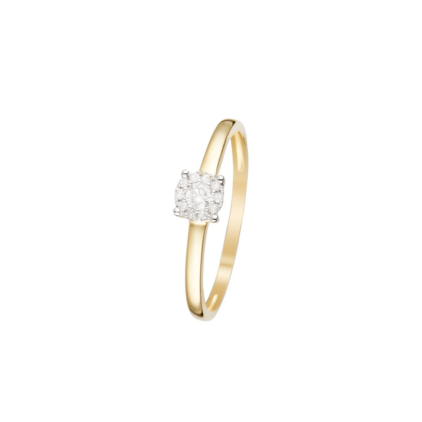 Bague "Akna" Diamants 0,11/11 - Or Jaune 375/1000 - Image 4