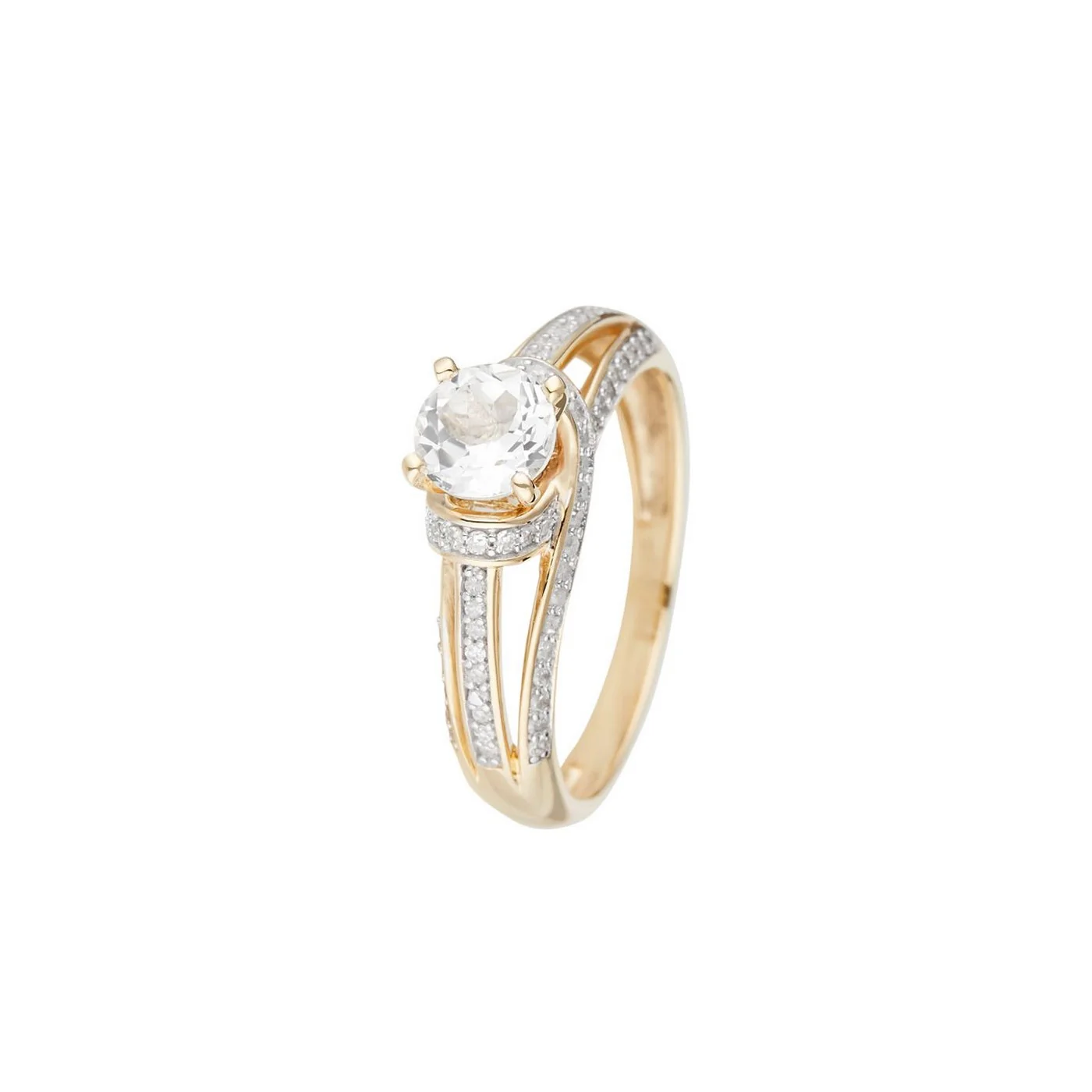 Bague "Mackay" D 0,32/76 Wt 1,43/1 - Or Jaune 375/1000 - Image 3