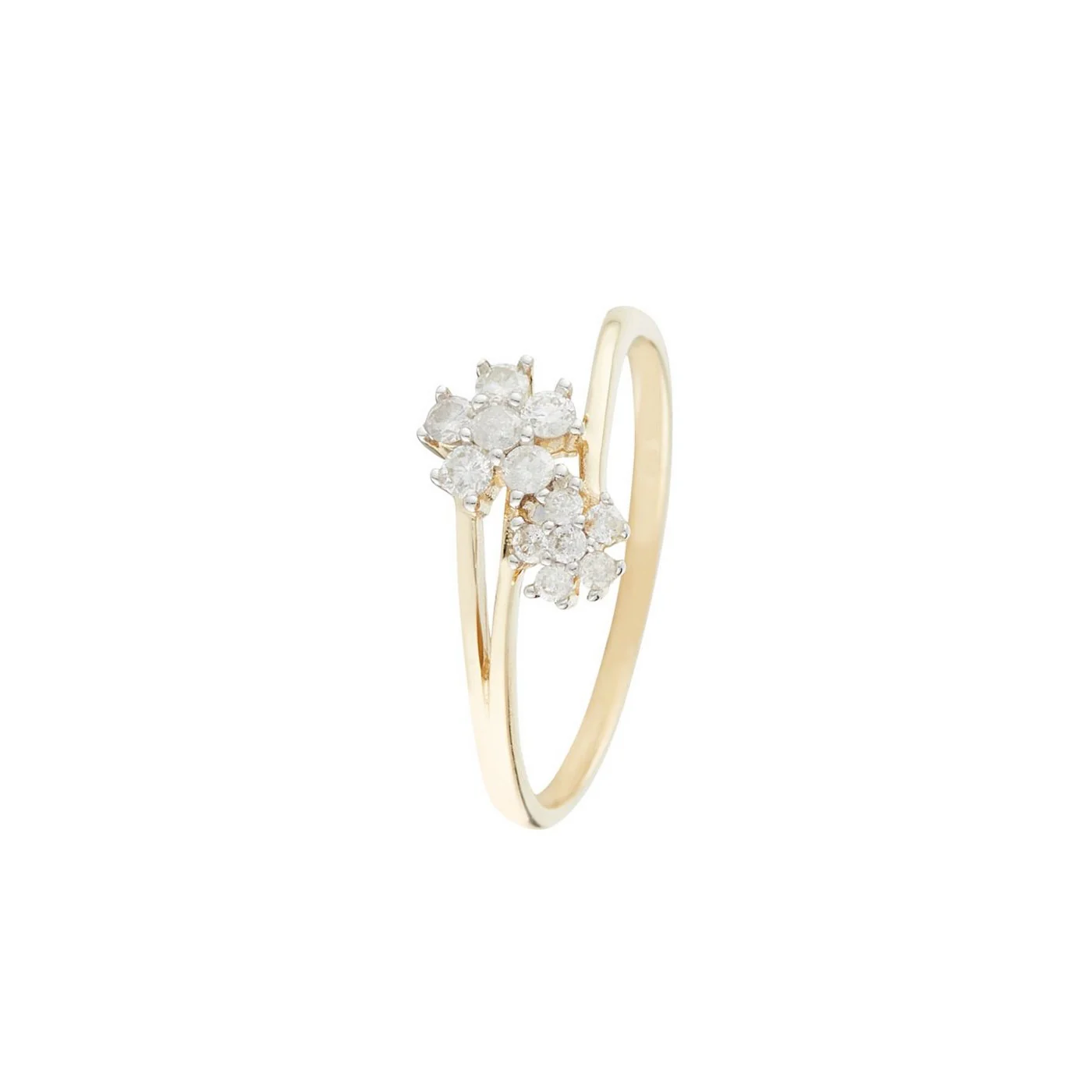 Bague "Semporna" D 0,221/12 - Or Jaune 375/1000 - Image 3
