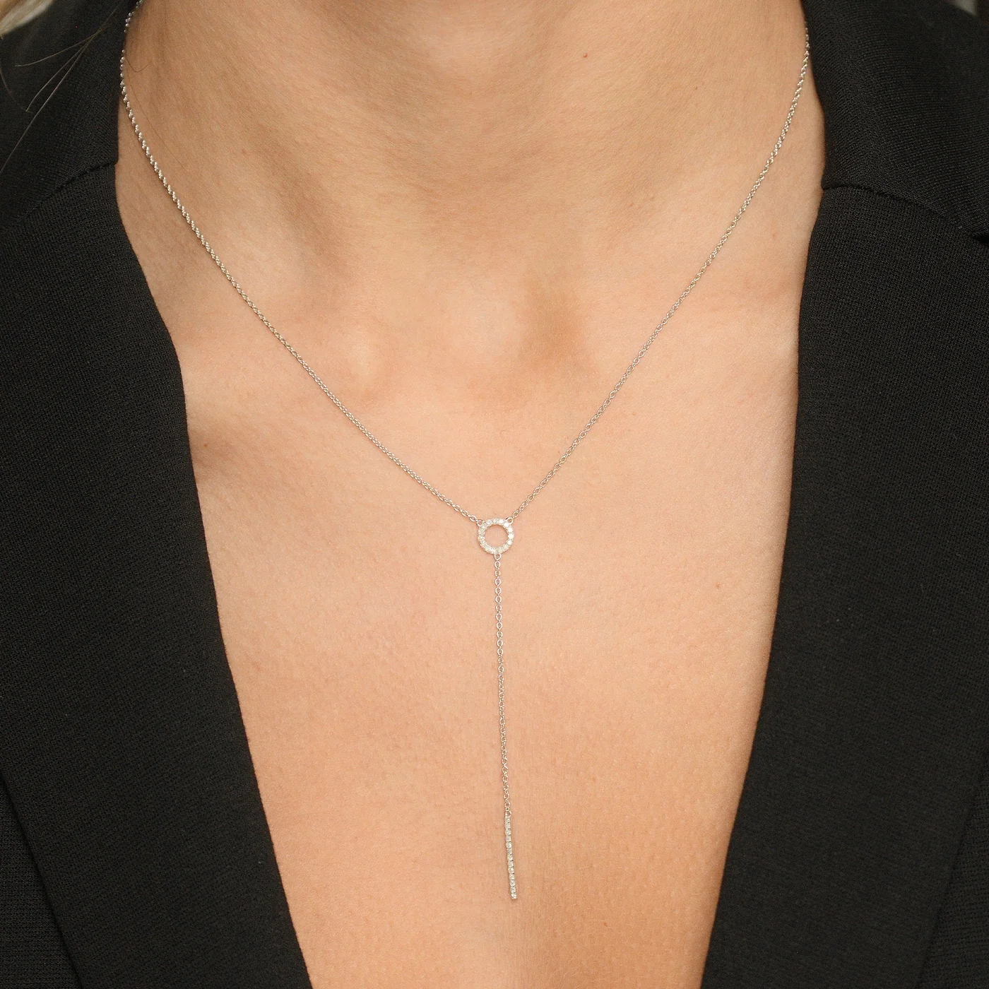 Collier "Brescia" D 0,154/28 - Or Blanc 375/1000 - Image 2