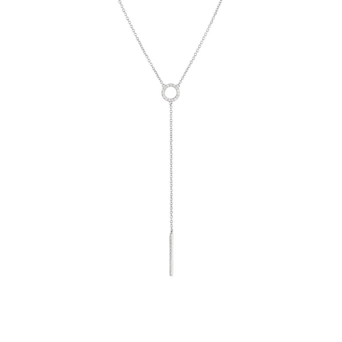 Collier "Brescia" D 0,154/28 - Or Blanc 375/1000 - Image 3