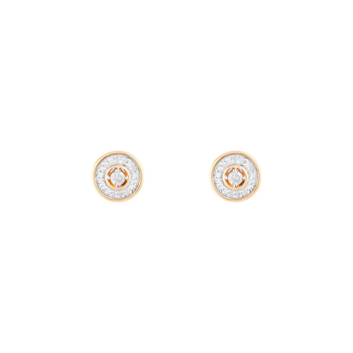 Boucles D'Oreilles "Divine" Diamants 0,12/36 - Or Jaune 375/1000 - Image 2