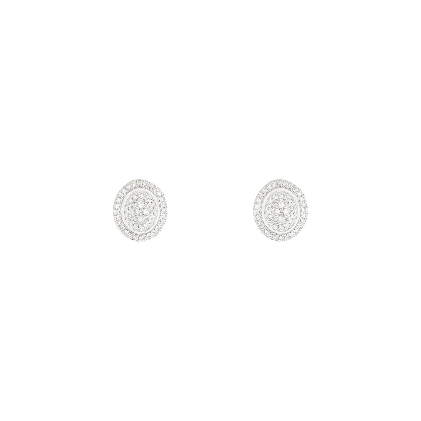 Boucles D'Oreilles "Suprême" Diamants 0,20/104 - Or Blanc 375/1000 - Image 2