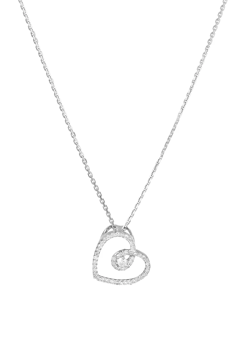 Pendentif "My Sweet Love" Diamants 0,15/51 - Or Blanc 375/1000 - Image 2