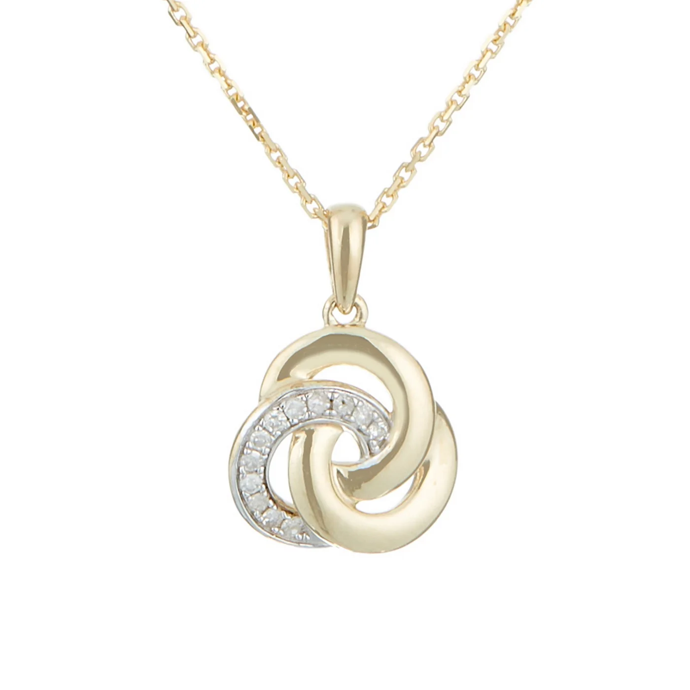 Pendentif "Trior" Diamants 0,07/12 - Or Jaune 375/1000 - Image 3