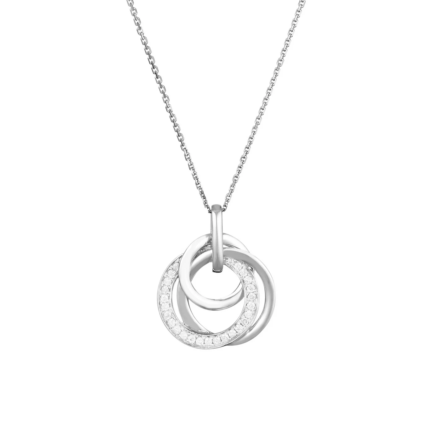 Pendentif "Ceuta" Diamants 0,17/28 - Or Blanc 375/1000 - Image 2