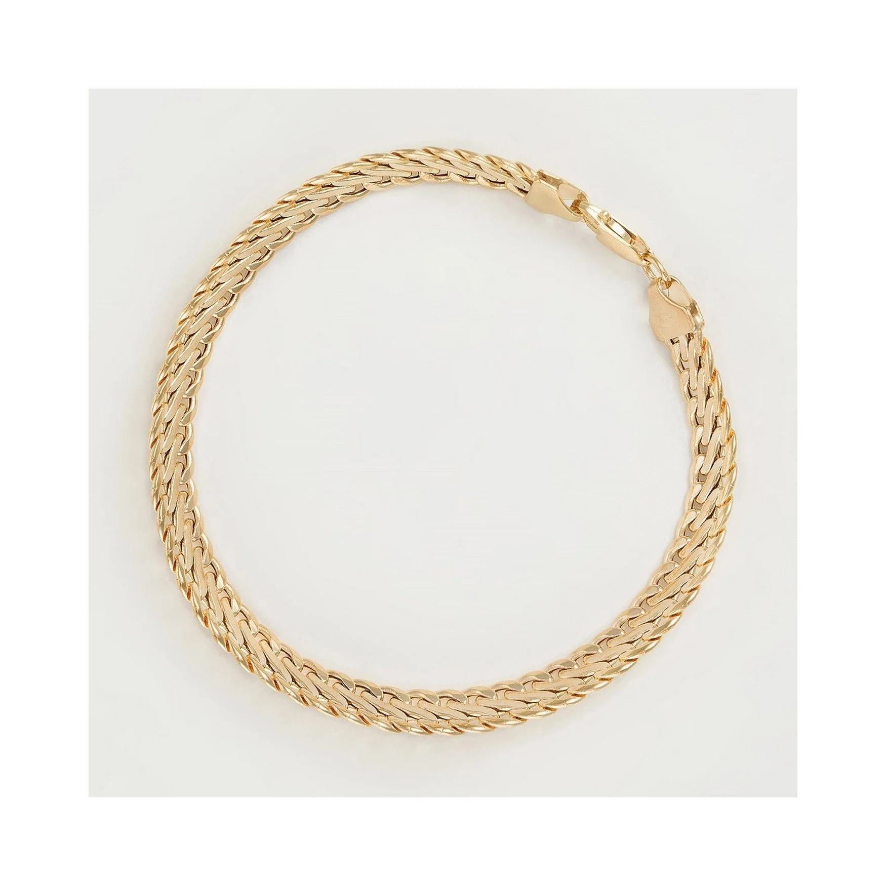 Bracelet Maille "Ares" - Or Jaune 375/1000 - Image 2