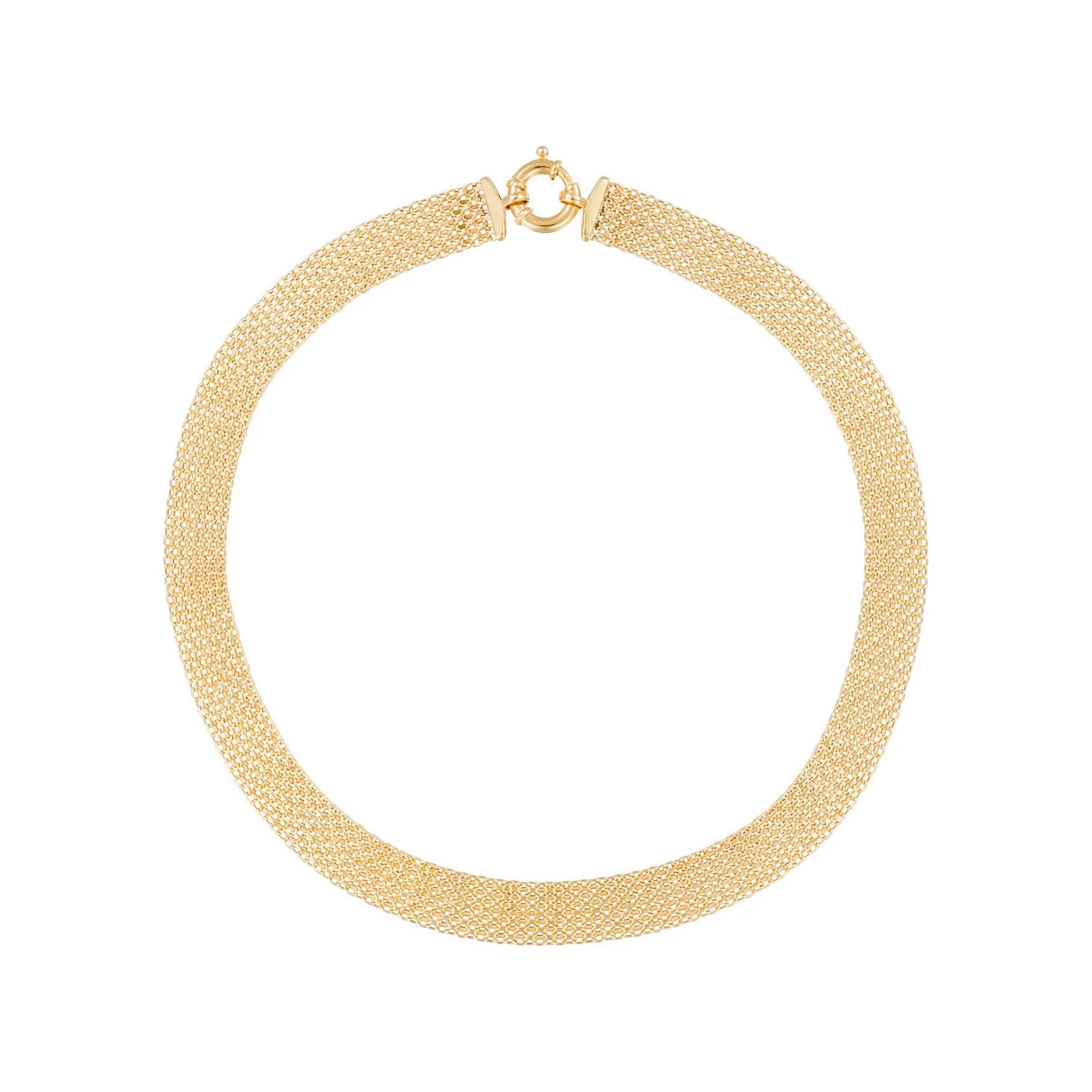 Bracelet "Maille Calera Fermoir Bouée" - Or Jaune 375/1000 - Image 2