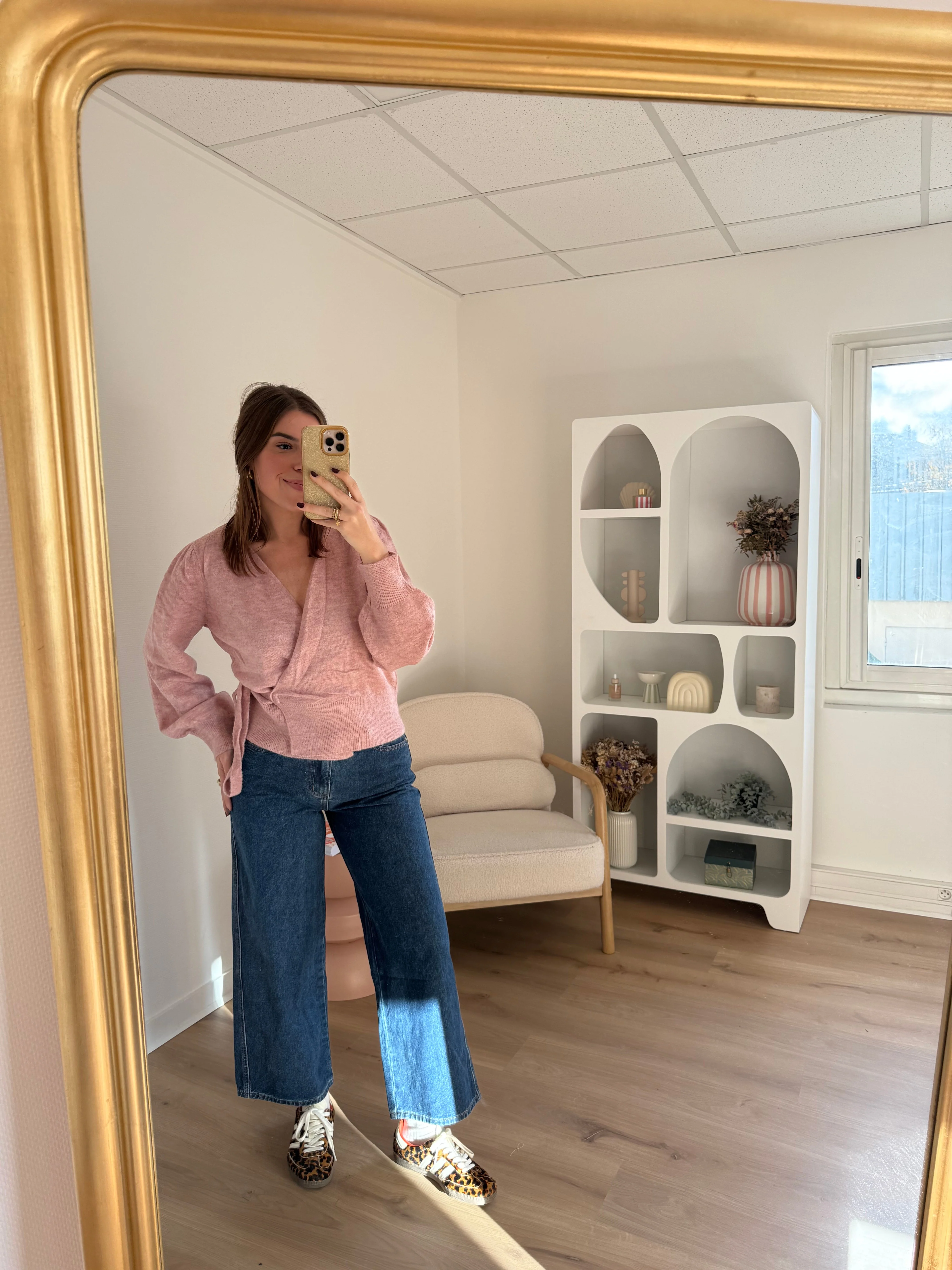 Cardigan À Noeud En Laine Et Mohair Pia Rose - Image 11