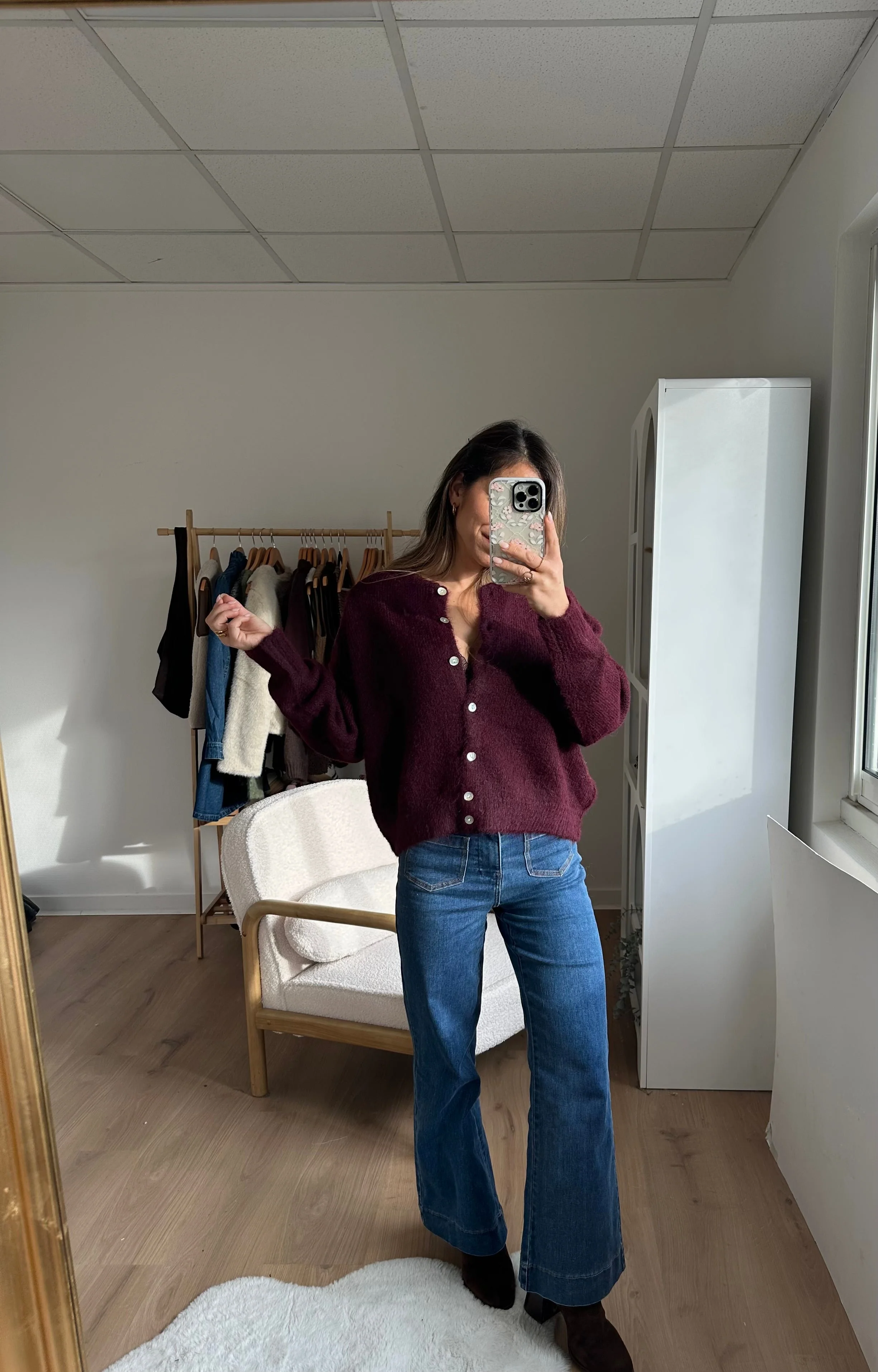 Cardigan Agatha Bordeaux - Image 2