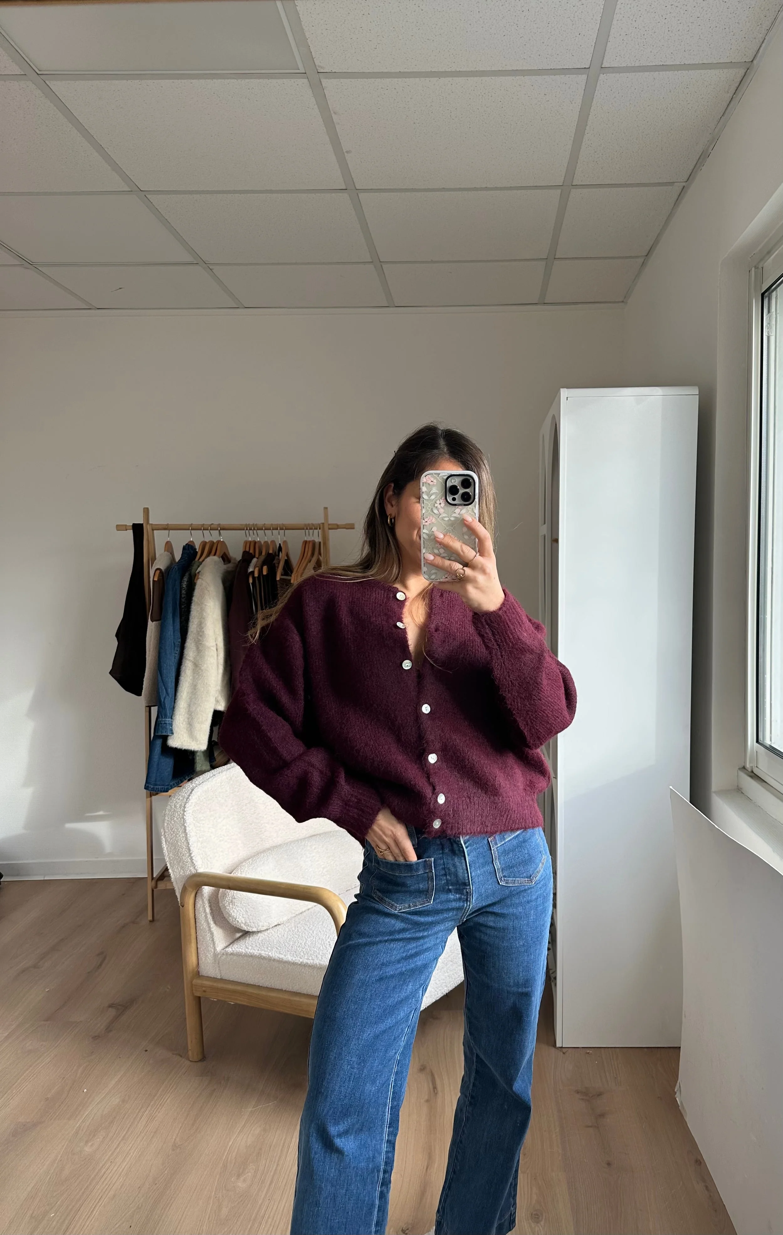 Cardigan Agatha Bordeaux - Image 5