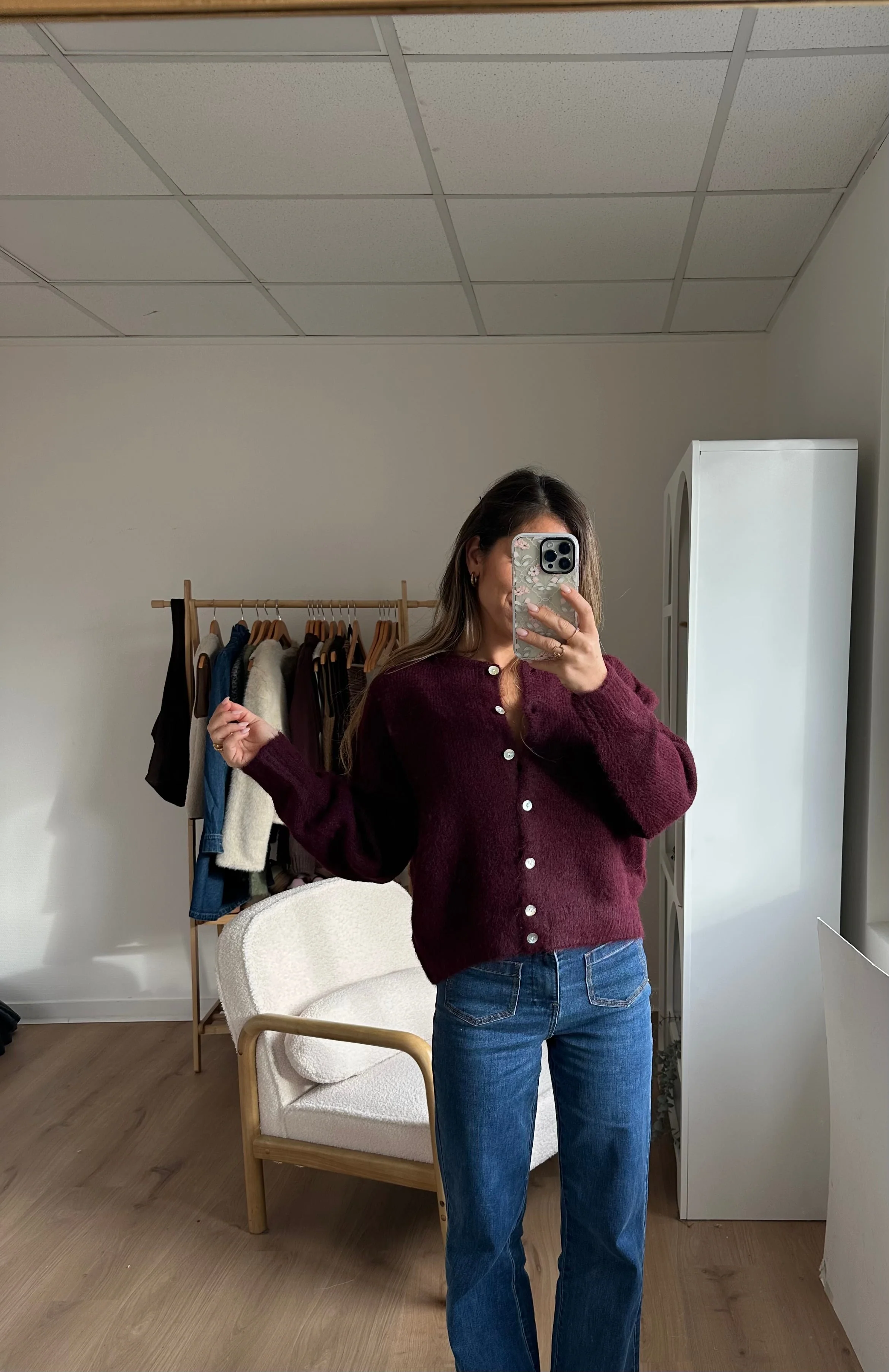 Cardigan Agatha Bordeaux - Image 6