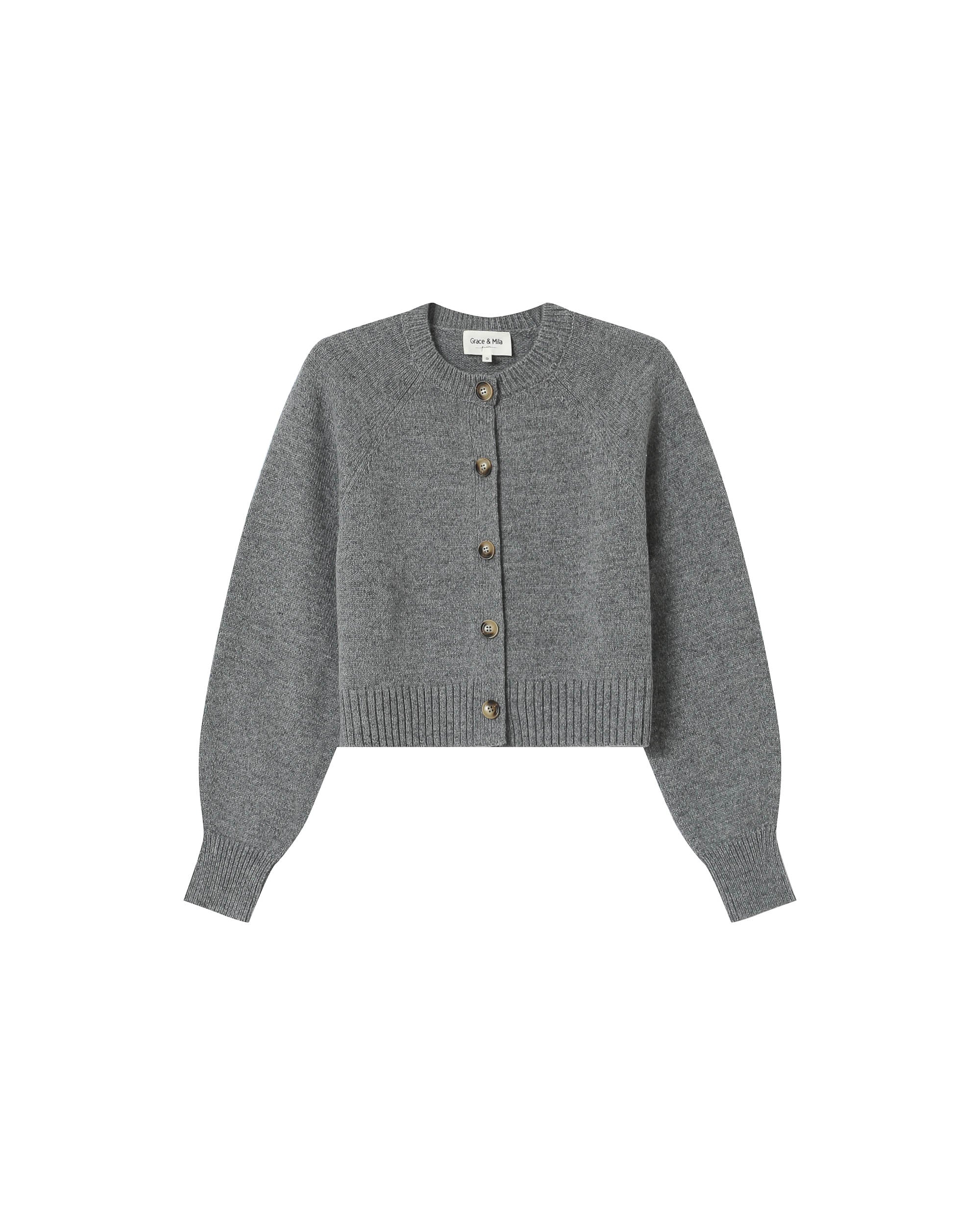 Cardigan Boutonne Gris Sanders - Image 6