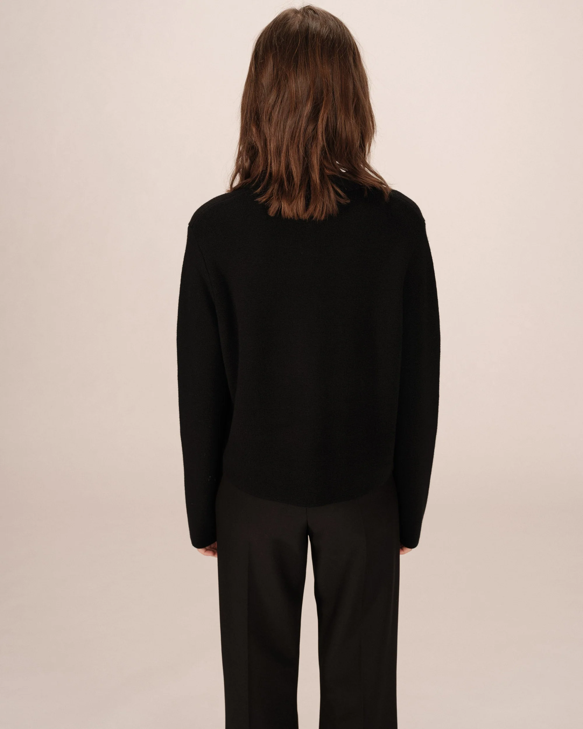 Cardigan Boutonne Noir Sailor - Image 5