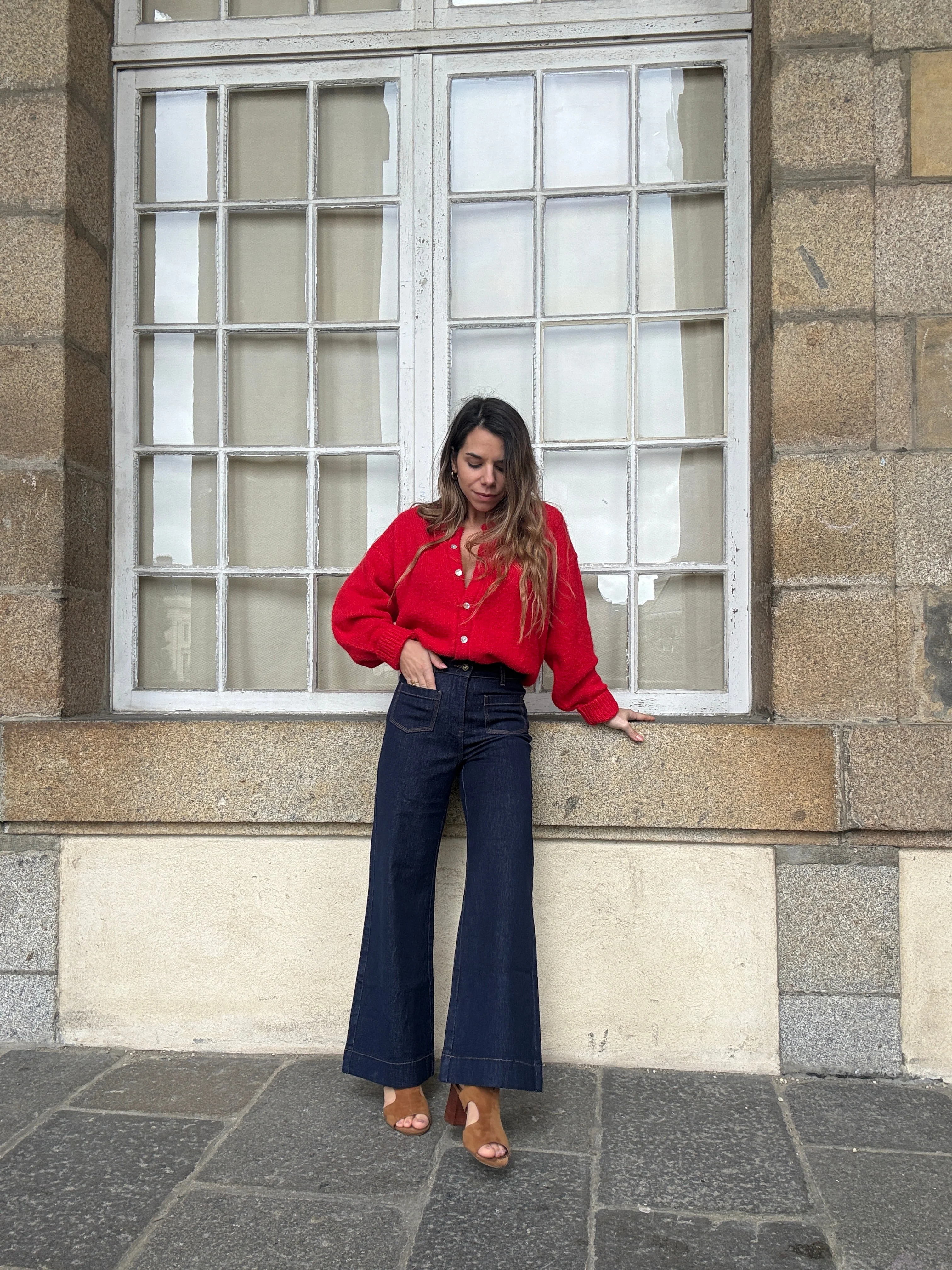 Cardigan Charlie Rouge - Image 12