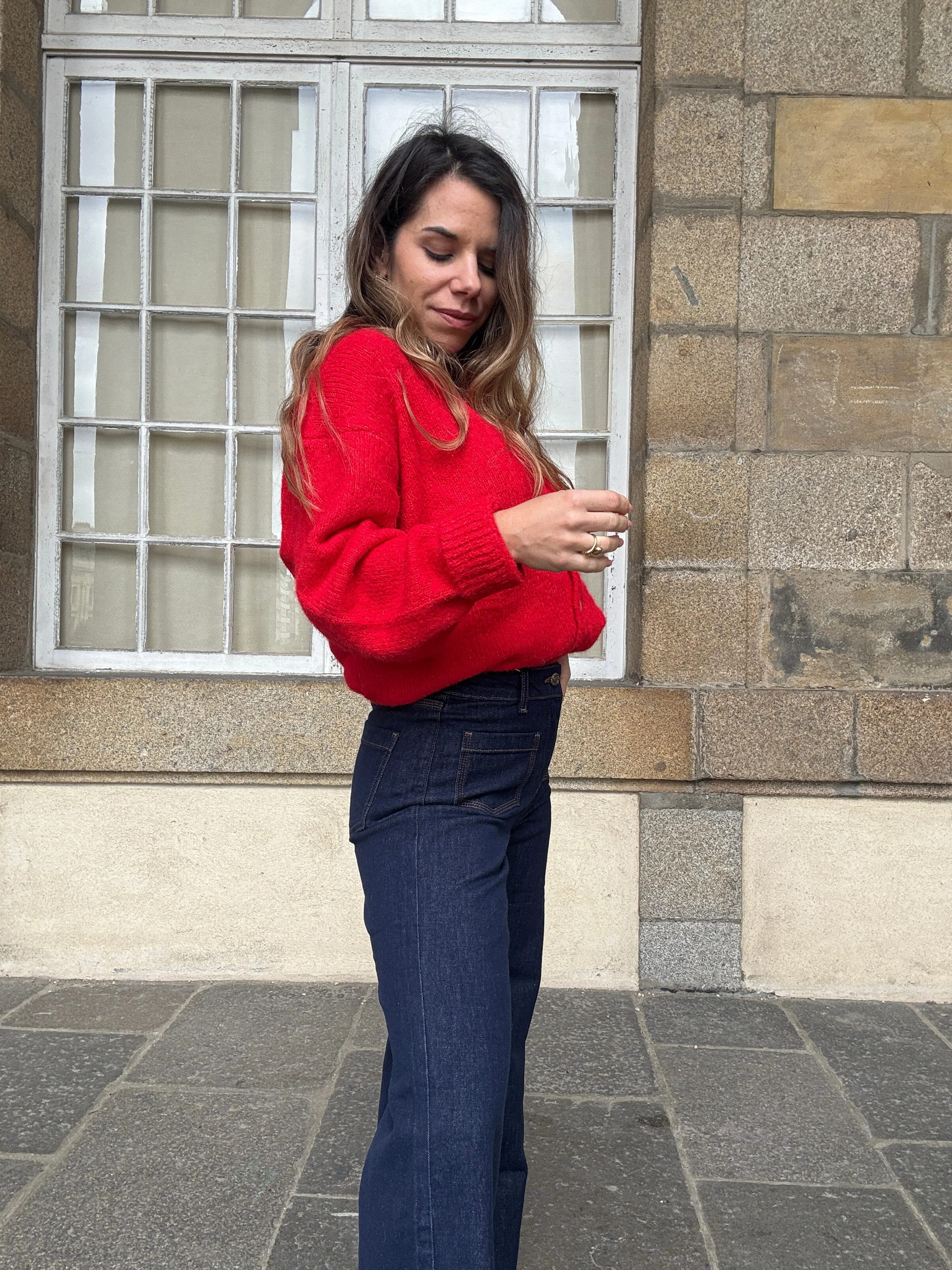 Cardigan Charlie Rouge - Image 3