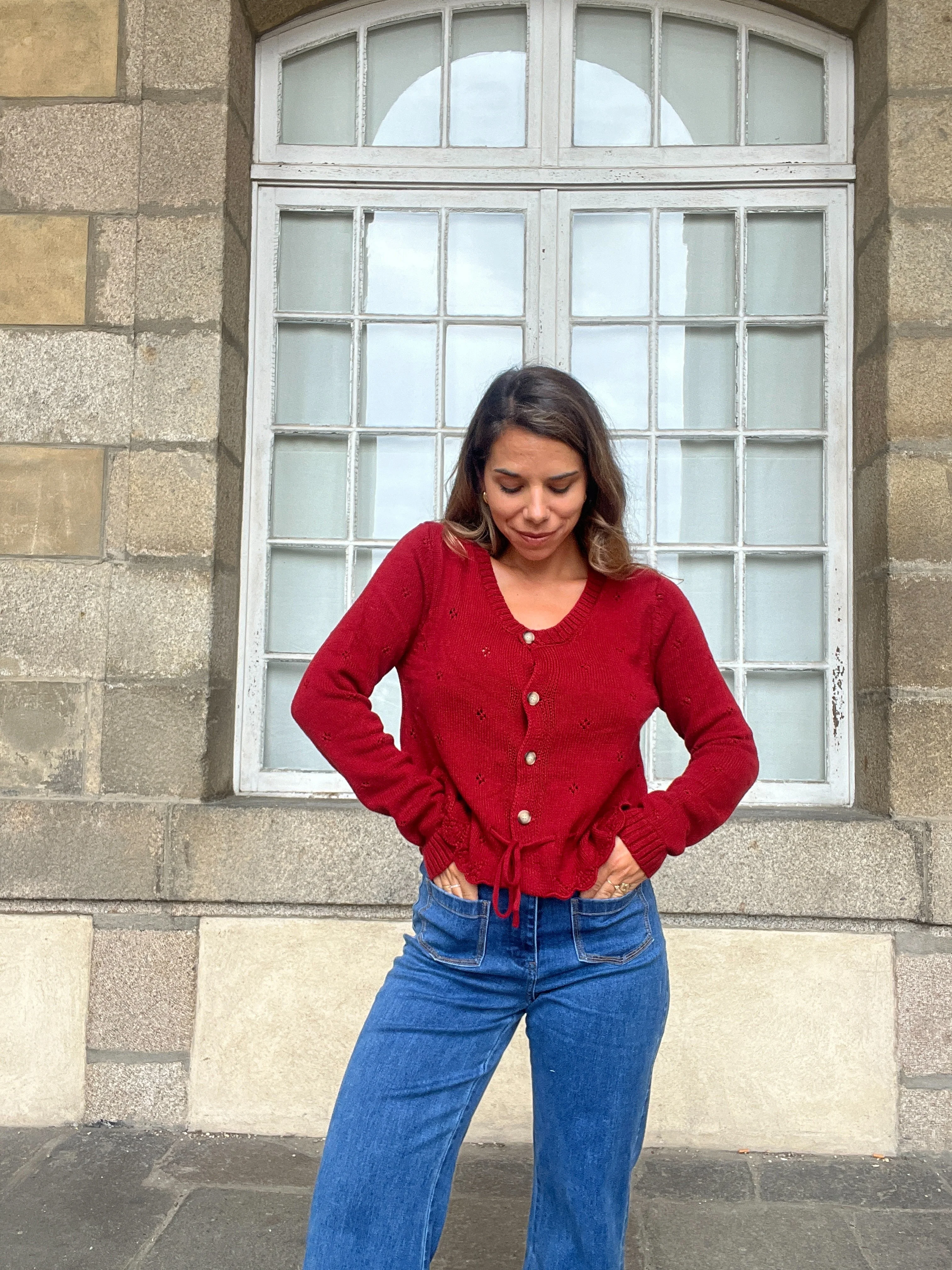 Cardigan Emma Bordeaux - Image 6