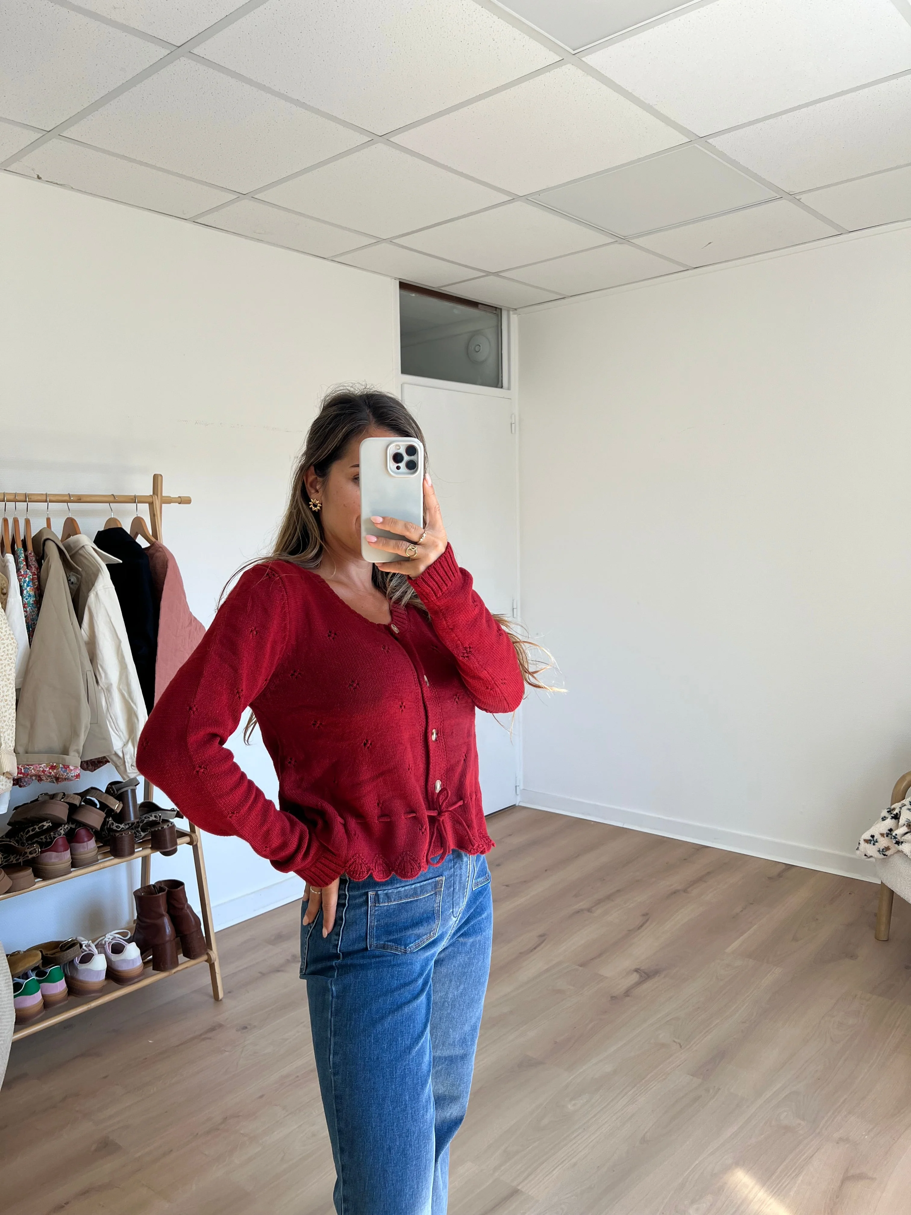 Cardigan Emma Bordeaux - Image 7